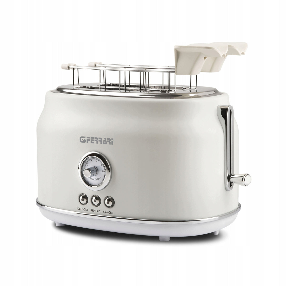 TOASTER RETRO 750W TIMER +Pliers tray