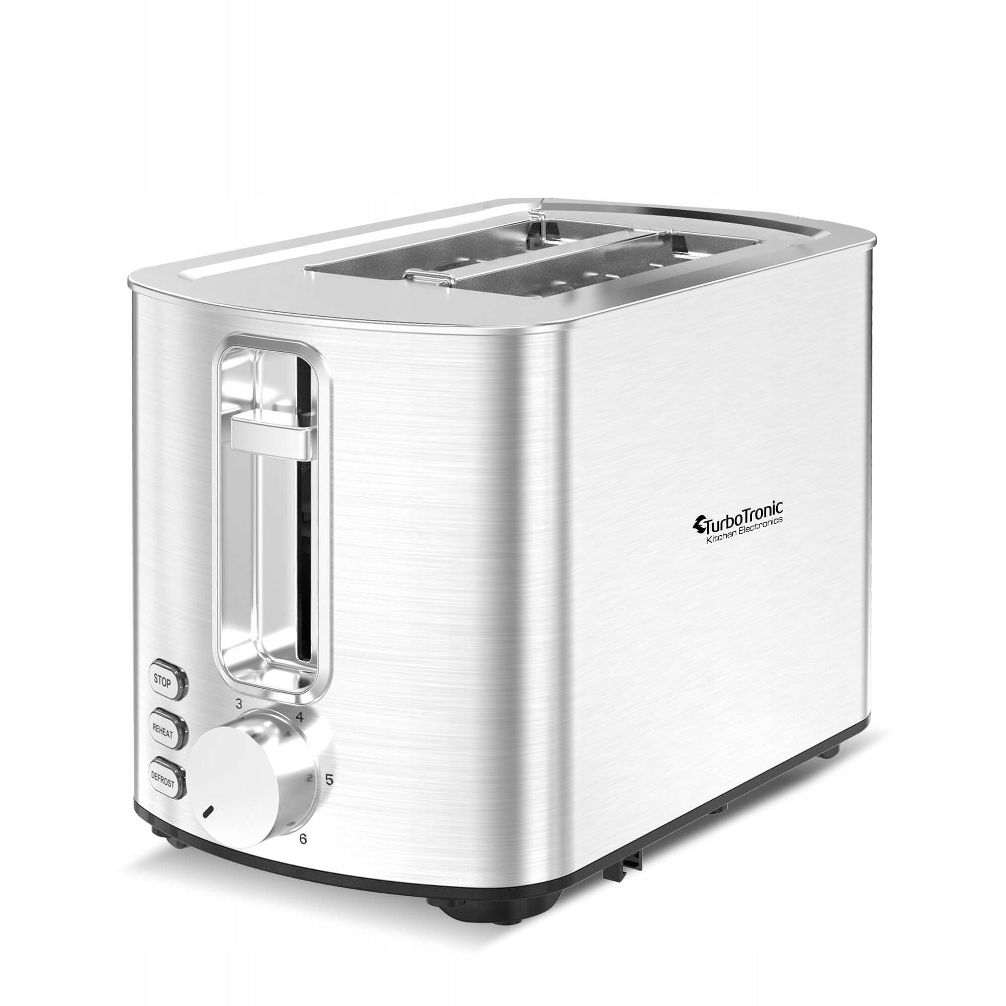 TOASTER SANDWICH SLICE TOASTER 850 IN 6 LEVELS TOASTING STEEL HOUSING Brand TurboTronic