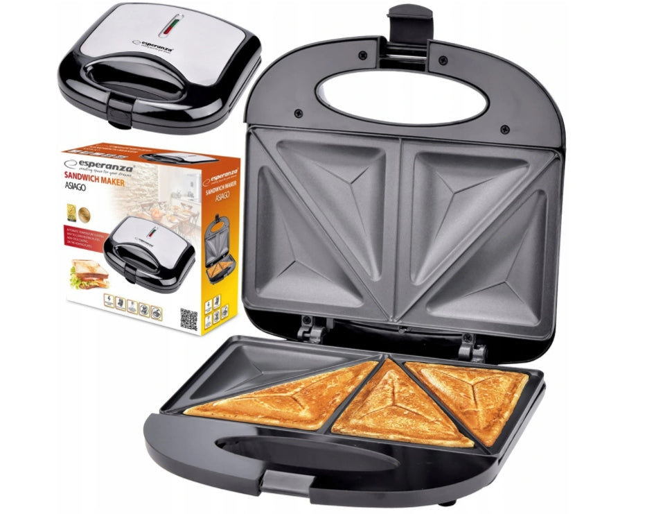 TOASTER SANDWICH TOAST SANDWICH QUICK 1000W POWER Manufacturer code TOSTER OPIEKACZ DO KANAPEK TOSTÓW