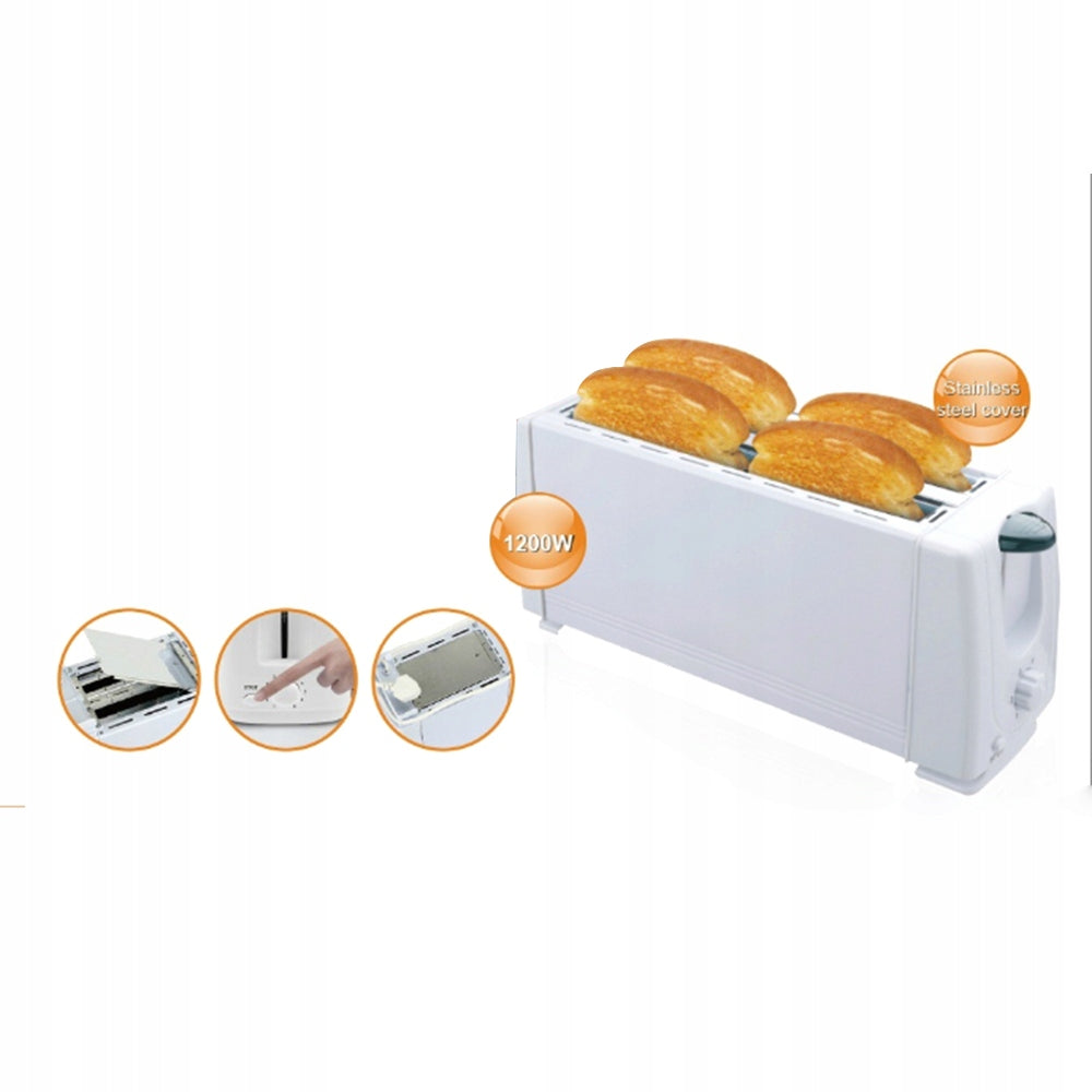 TOASTER SANDWICH TOASTER TOAST DEFROSTING 1200W Packaging status original