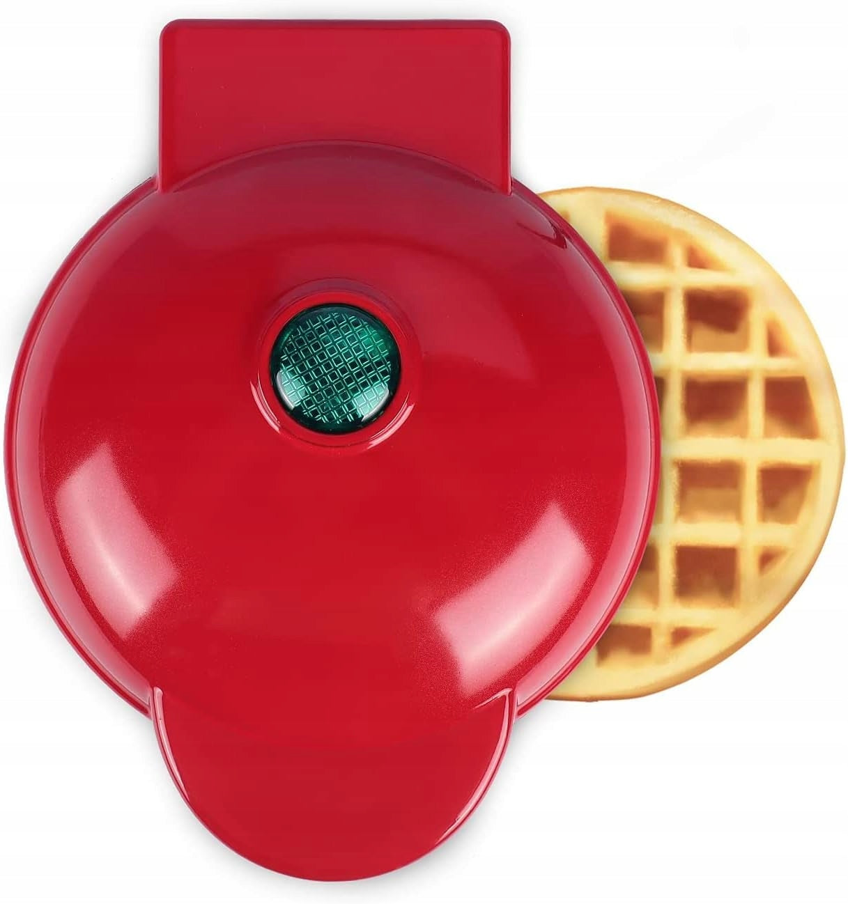 TOASTER WAFFLE IRON MINI ELECTRIC CRUNCHY ROUND WAFFLES 350W RED Brand no brand
