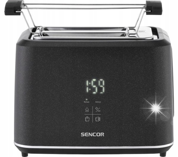 TOASTER WITH CROUTON GRATE CROISSANTS SENCOR 1080W 2 TOAST DEFROSTING