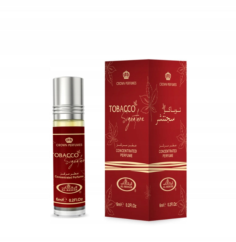 TOBACCO SIGNATURE Perfume in CPO Oil 6 ml | Al Rehab Packaging status original