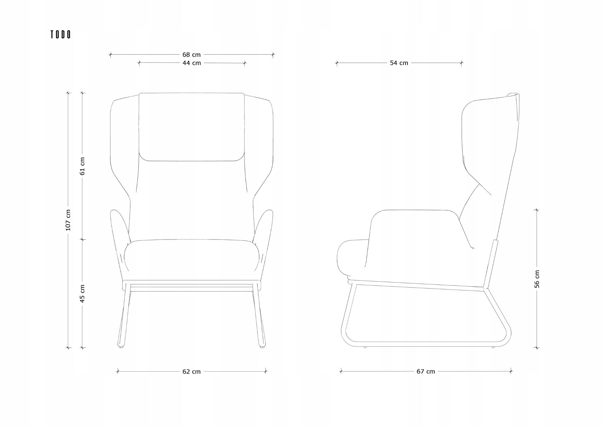 TODO Unique lounge chair for office bedroom living room elegant grey Brand Unique