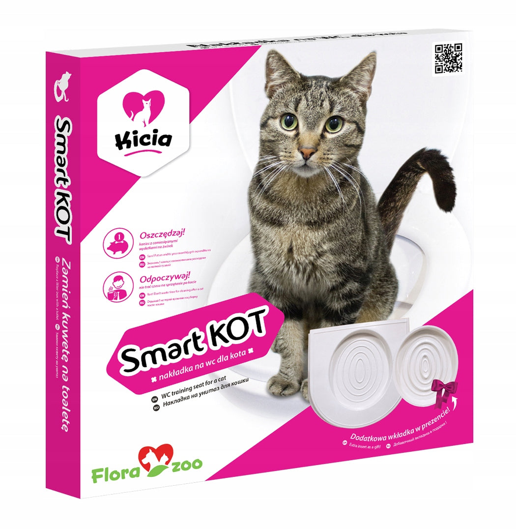 TOILET COVER FOR LEARNING TO USE WC litter box FOR CAT Manufacturer code KICIA_SmartKOT