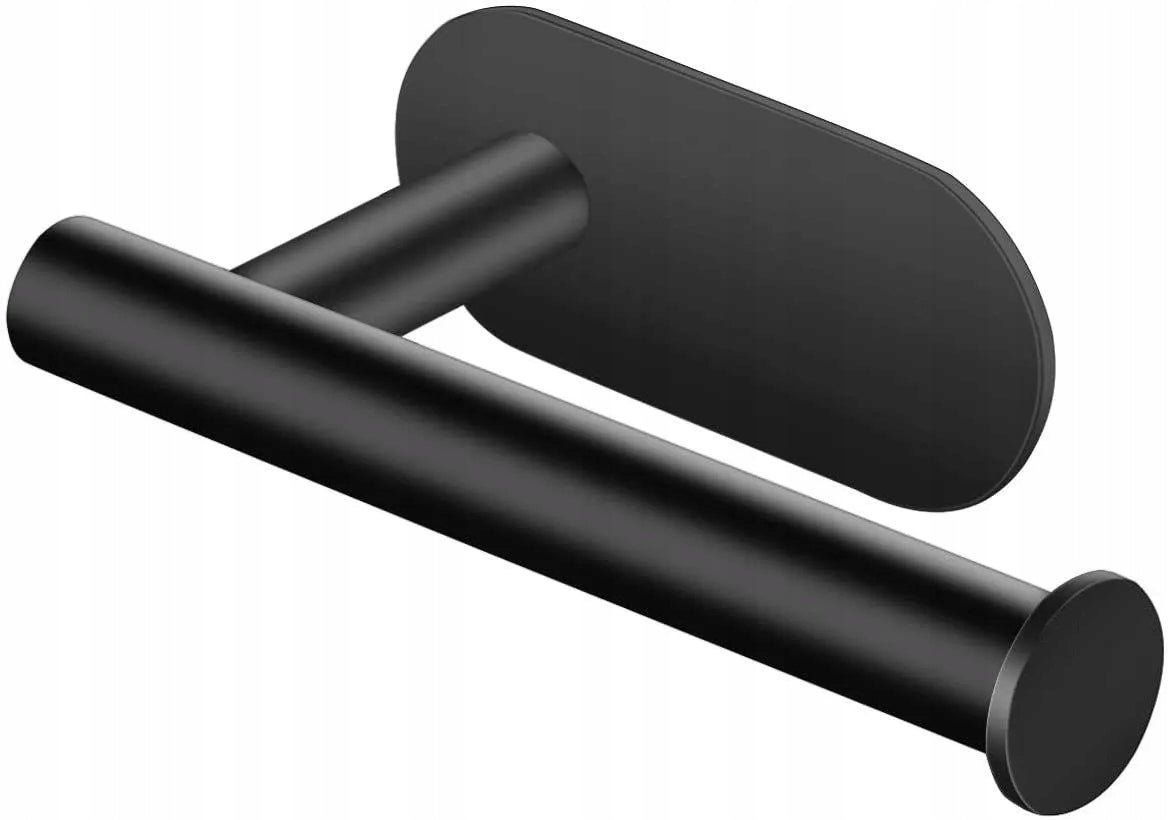 TOILET PAPER HANGER HOLDER WITHOUT DRILLING SELF-ADHESIVE BLACK Manufacturer code CZA-UT
