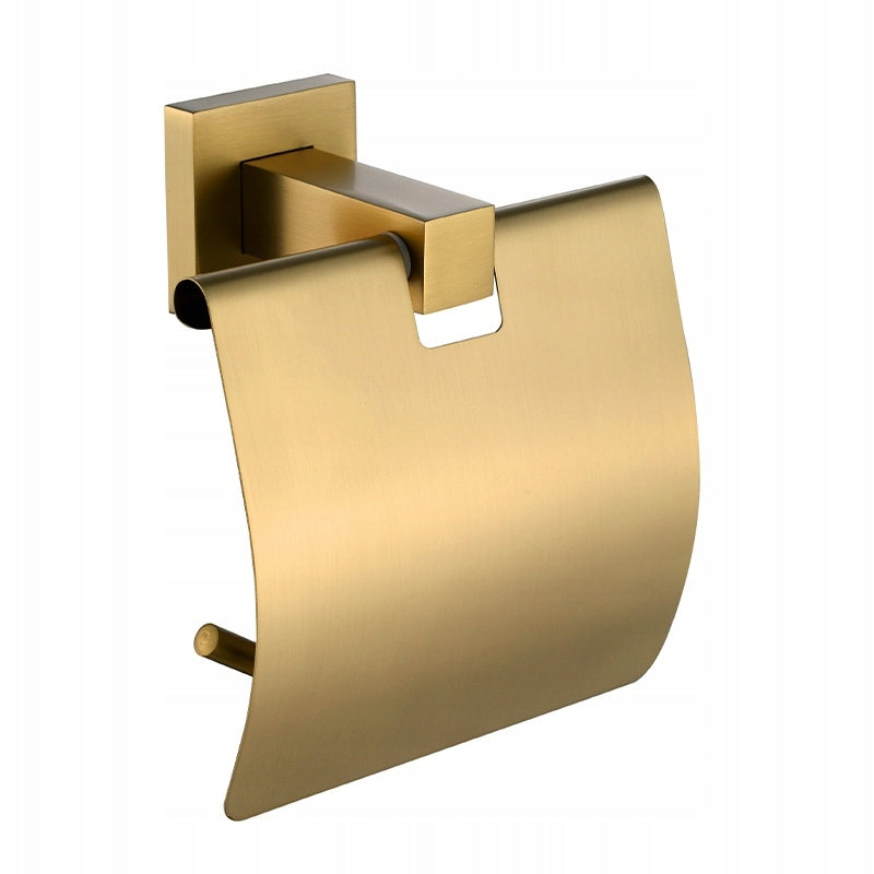 TOILET PAPER HOLDER HANGER METAL BUNO-GL-BR GOLD BRUSHED