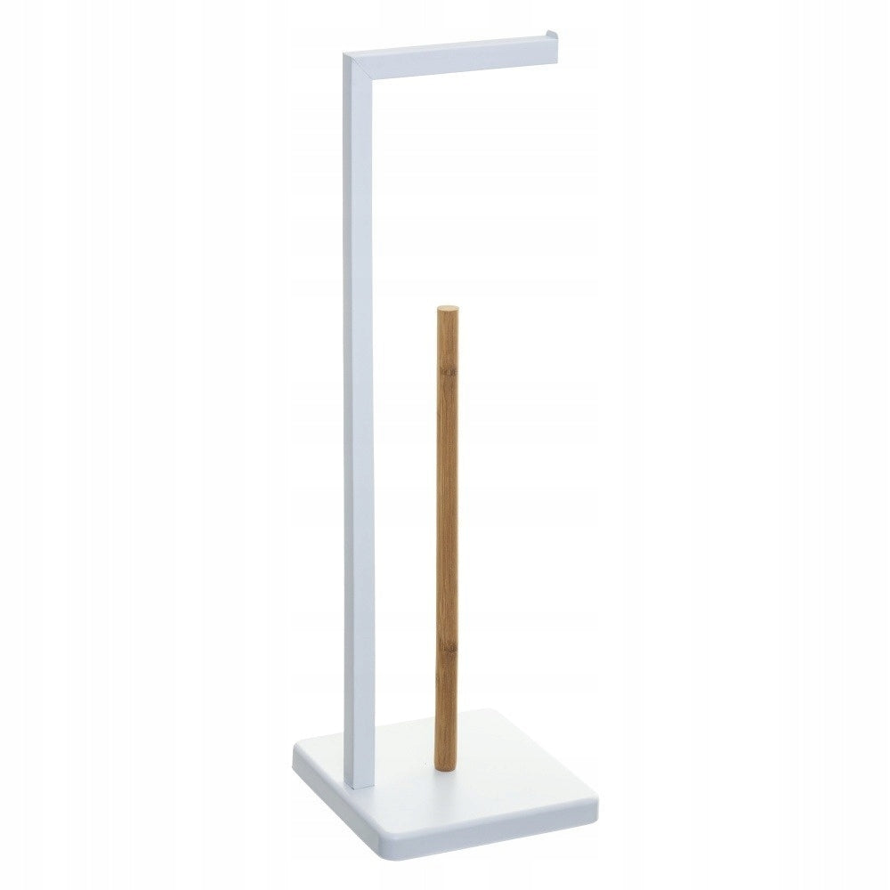 TOILET PAPER HOLDER METAL WHITE STYLISH NATURELO 20X65 CM