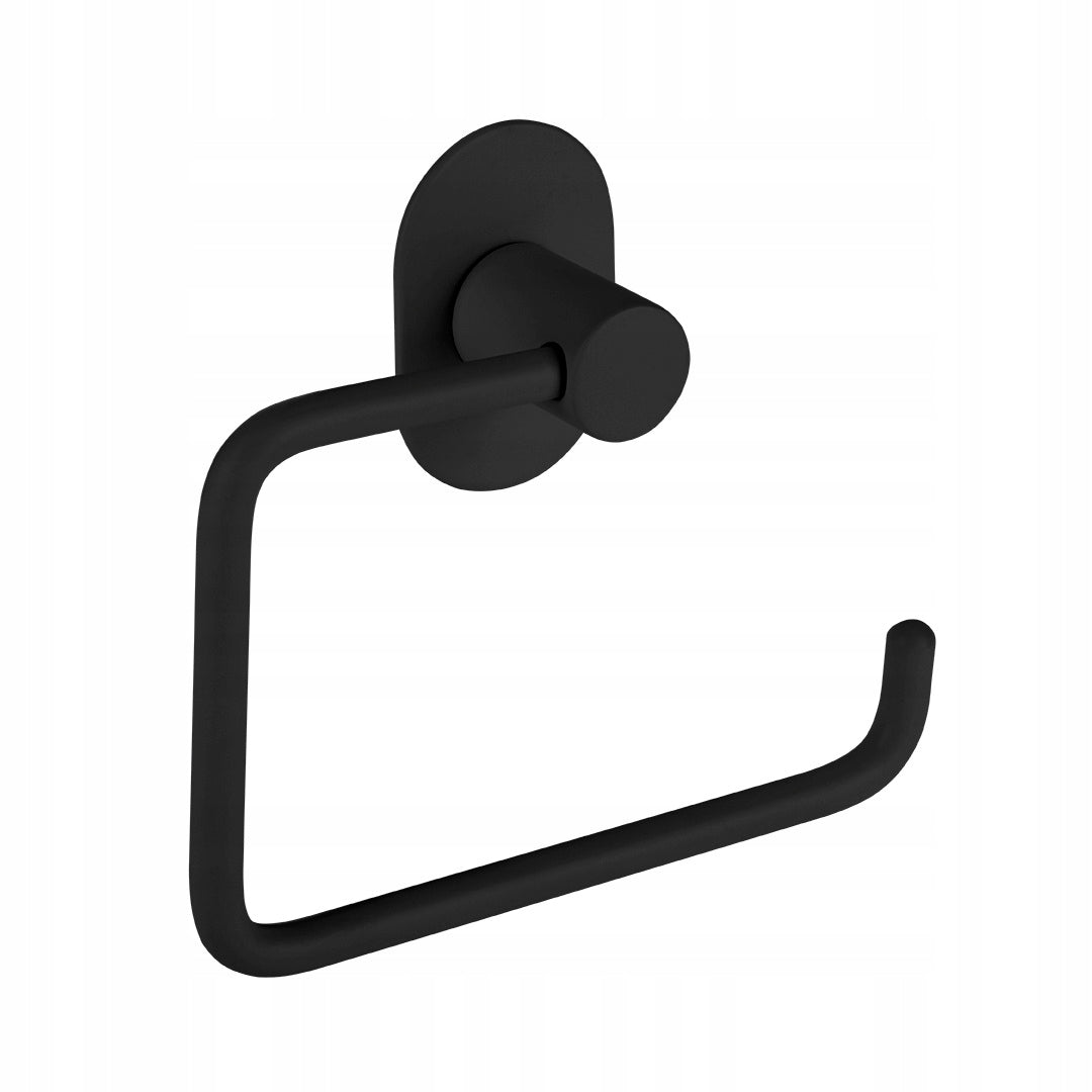 TOILET PAPER HOLDER MIRI BLACK WALL