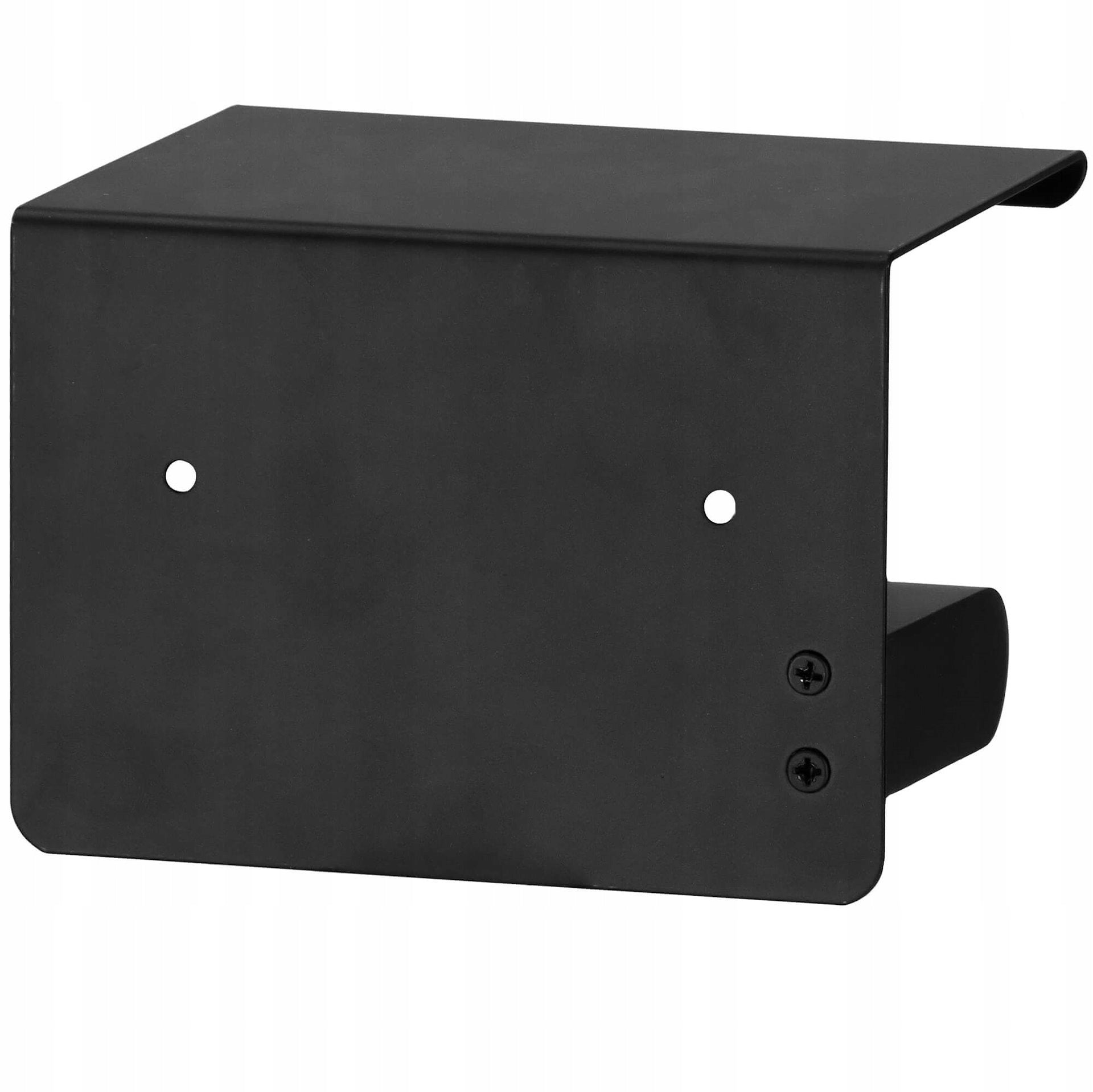 TOILET PAPER HOLDER TOILET HANGER BLACK STEEL METAL LOFT WITH SHELF Line HA5152 UCHWYT NA PAPIER TOALETOWY
