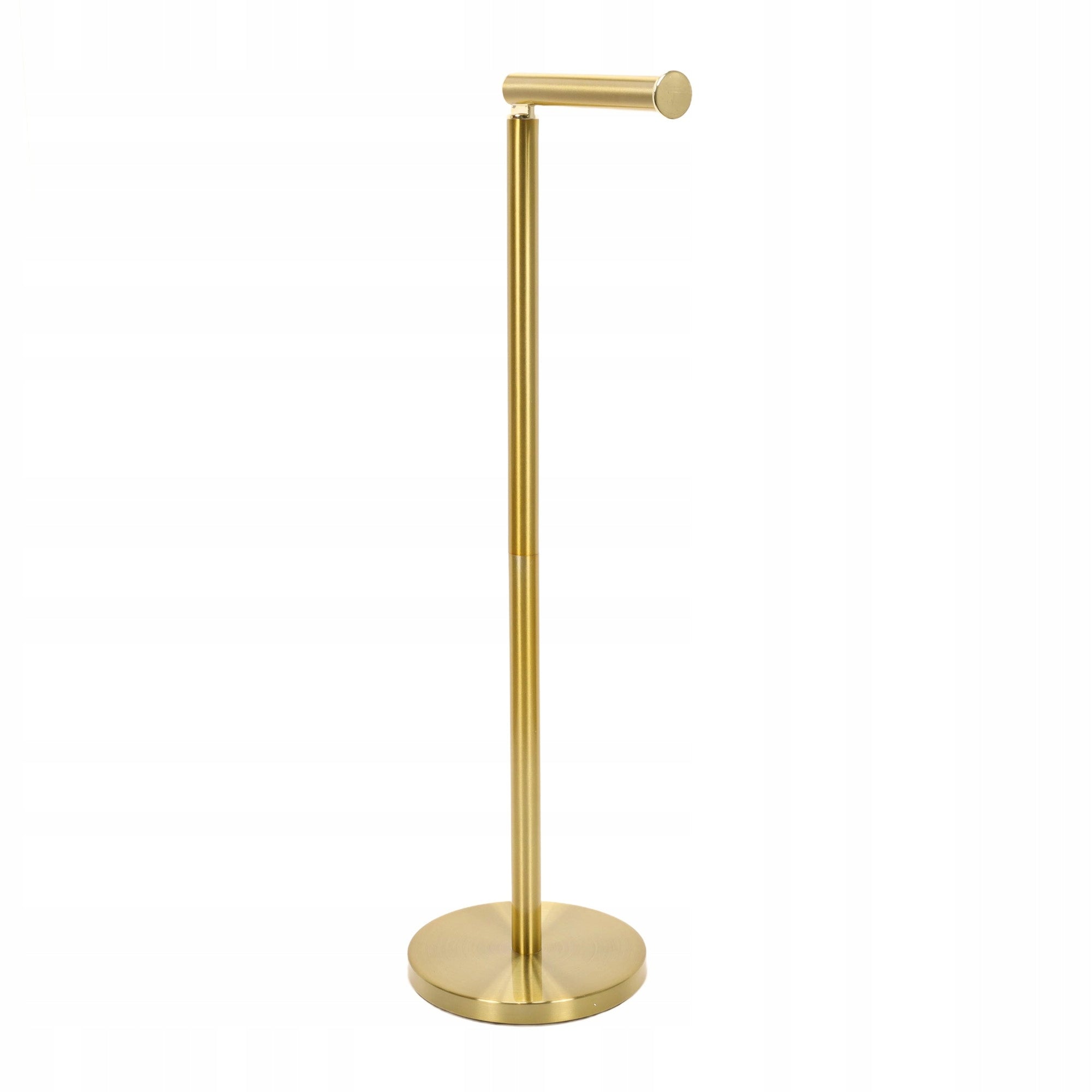 TOILET PAPER STAND GOLD FREESTANDING HEIGHT 55,5 CM STAINLESS STEEL Packaging status original