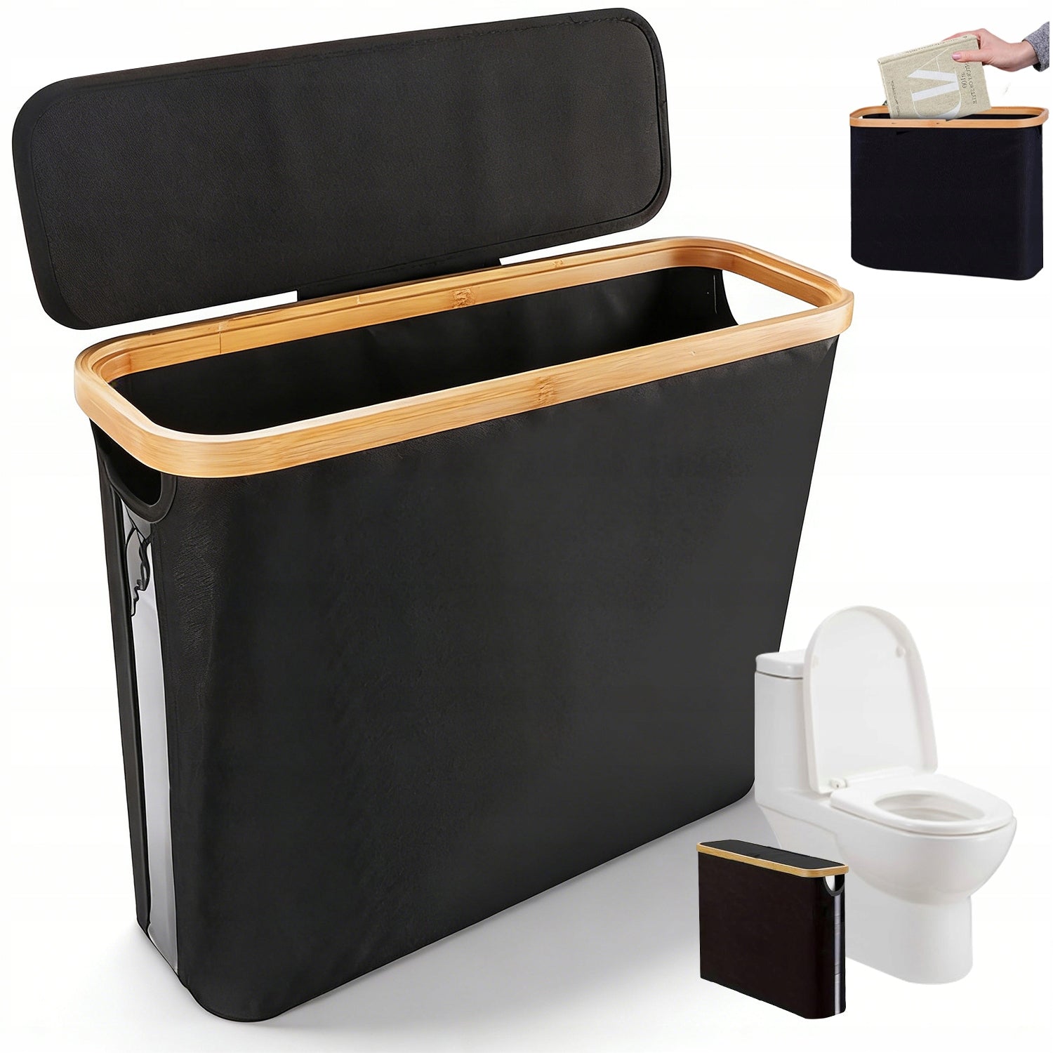 TOILET PAPER STORAGE BASKET 43*17*35CM STURDY AND DURABLE