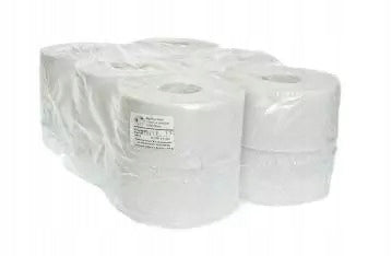 TOILET PAPER WHITE JUMBO CELLULOSE 100m 2W 12pcs Manufacturer code T2C19M100K.090P1F