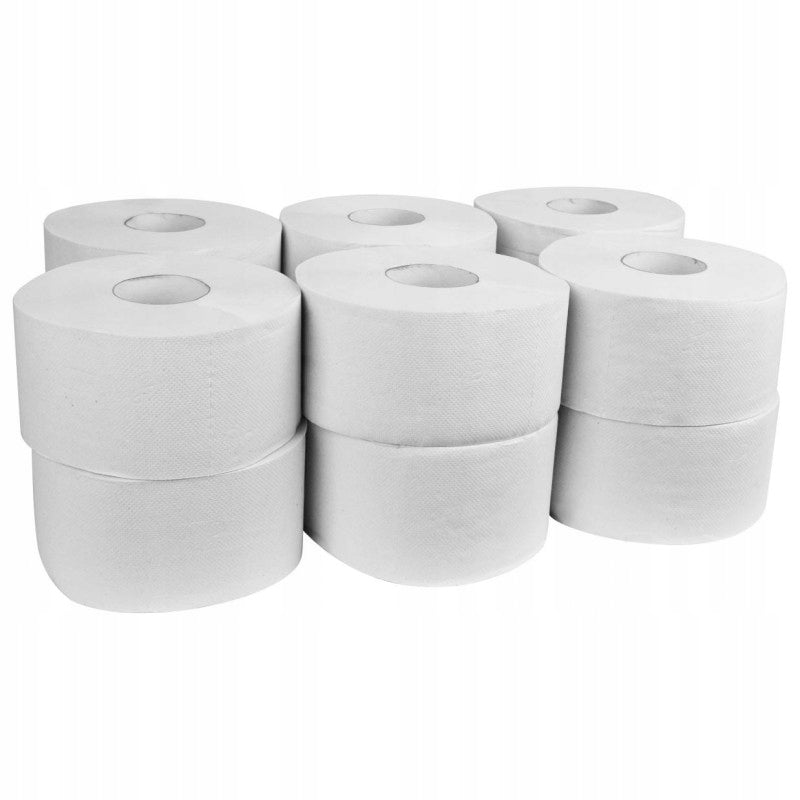 TOILET PAPER WHITE JUMBO CELLULOSE 100m 2W 12pcs Manufacturer no brand