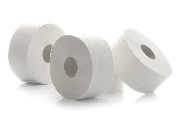 TOILET PAPER WHITE JUMBO in the role of Cellulose, White, Soft