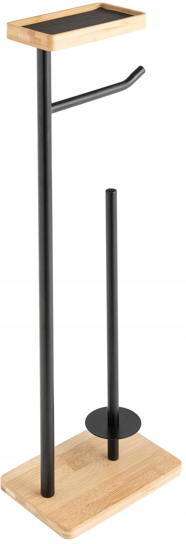 TOILET RACK WITH HANDLE TOILET PAPER SHELF PHONE BAMBOO TOWEL Packaging status original