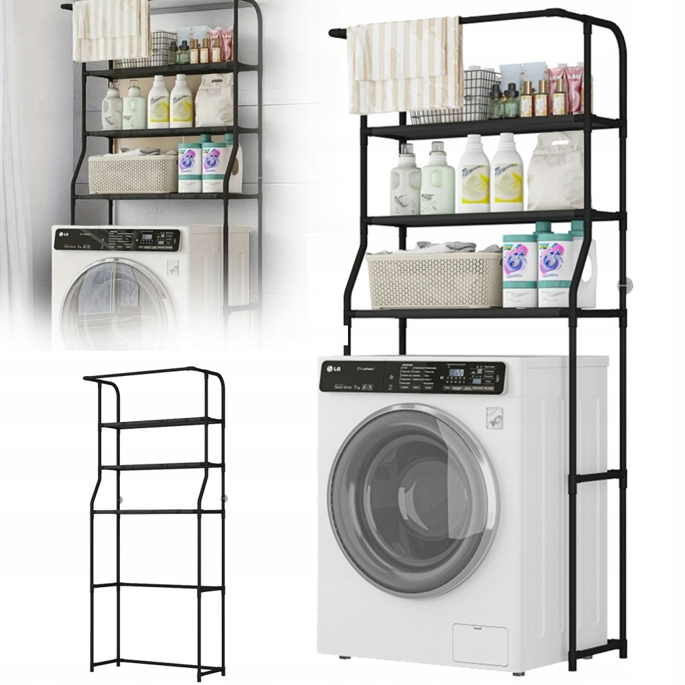 TOILET SHELF CABINET OVER TOILET RACK OVER WASHING MACHINE FOR BATHROOM 158 CM Brand no brand