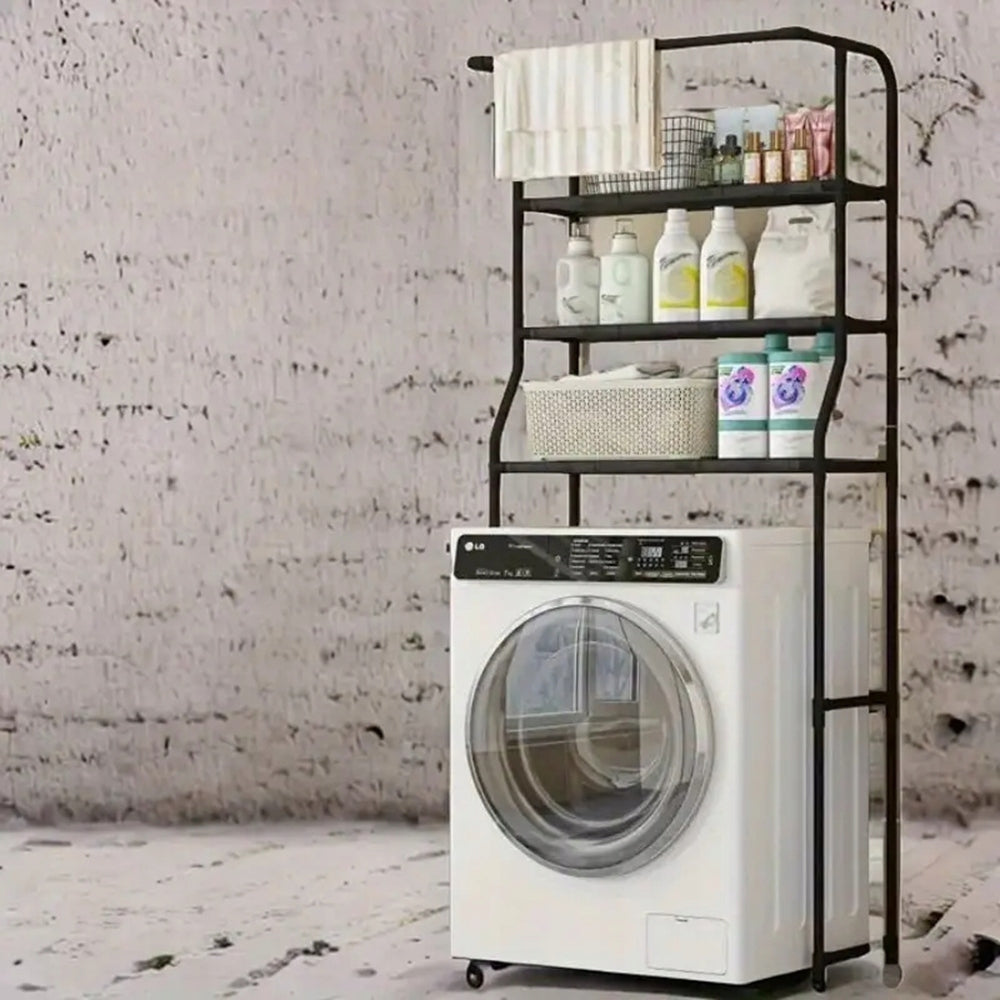 TOILET SHELF CABINET OVER TOILET RACK OVER WASHING MACHINE FOR BATHROOM 158 CM Furniture height 158 cm