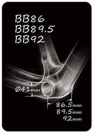 TOKEN NINJA BB841T-41 Pressfit support cartridge for SHIMANO BB86 BB89.5 crank Manufacturer code BB841T-41