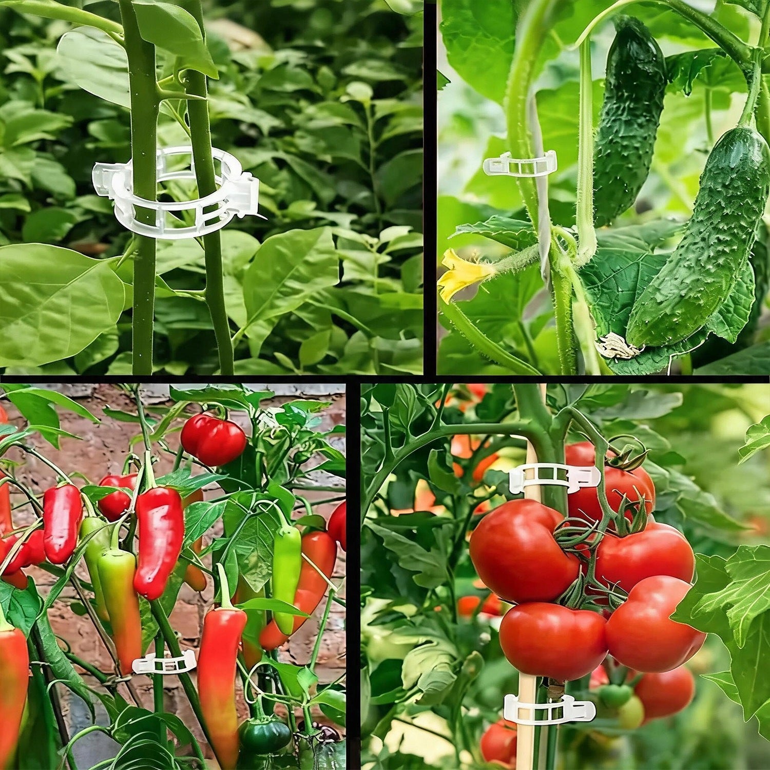 TOMATO CLIPS 300 PIECES CLASPS HOLDER CLIP FOR SHOOT BEAN STEMS Brand no brand
