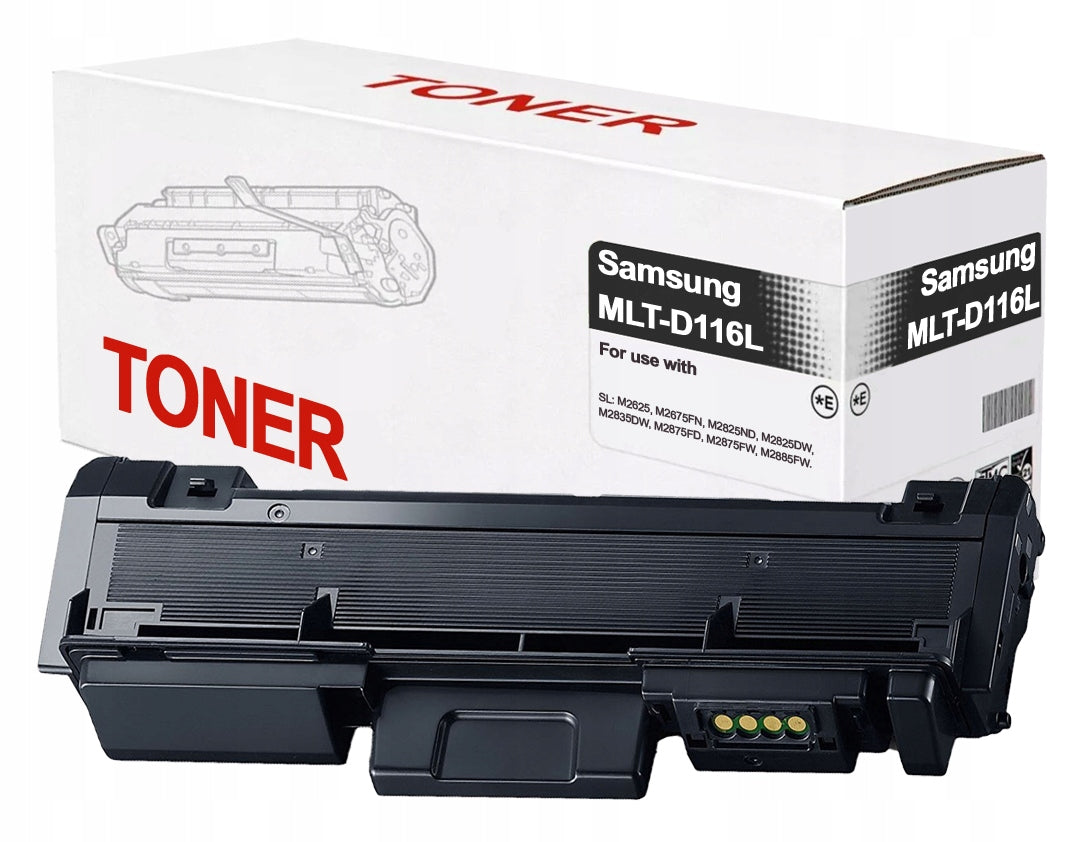 TONER 116L MLT-D116L FOR SAMSUNG M2625 M2835 M2825 M2875 3000 P. NEW CHIP