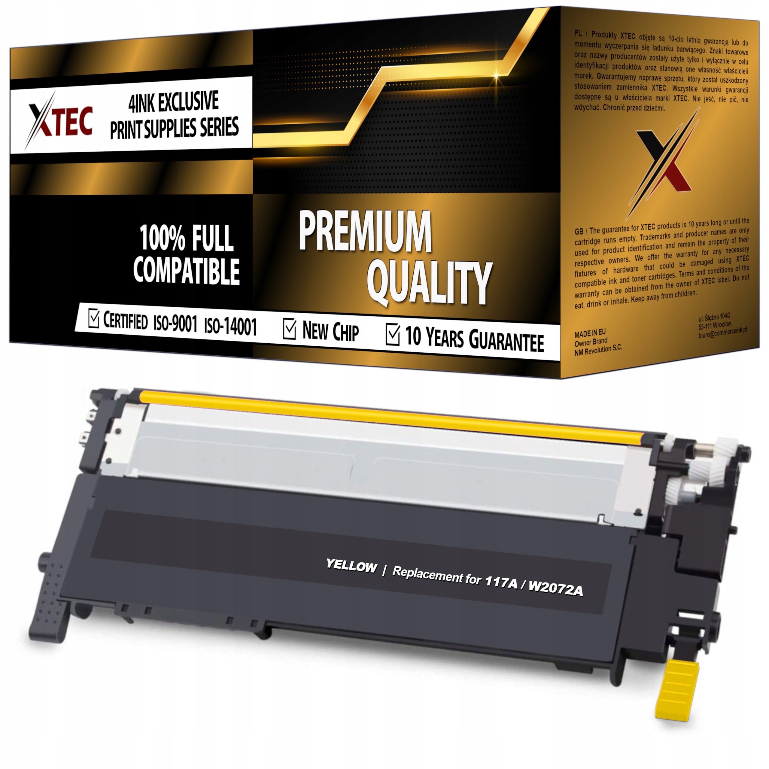 TONER 117A FOR HP COLOR LASER 150a 150nw 178nw 179fnw PRINTER WITH CHIP
