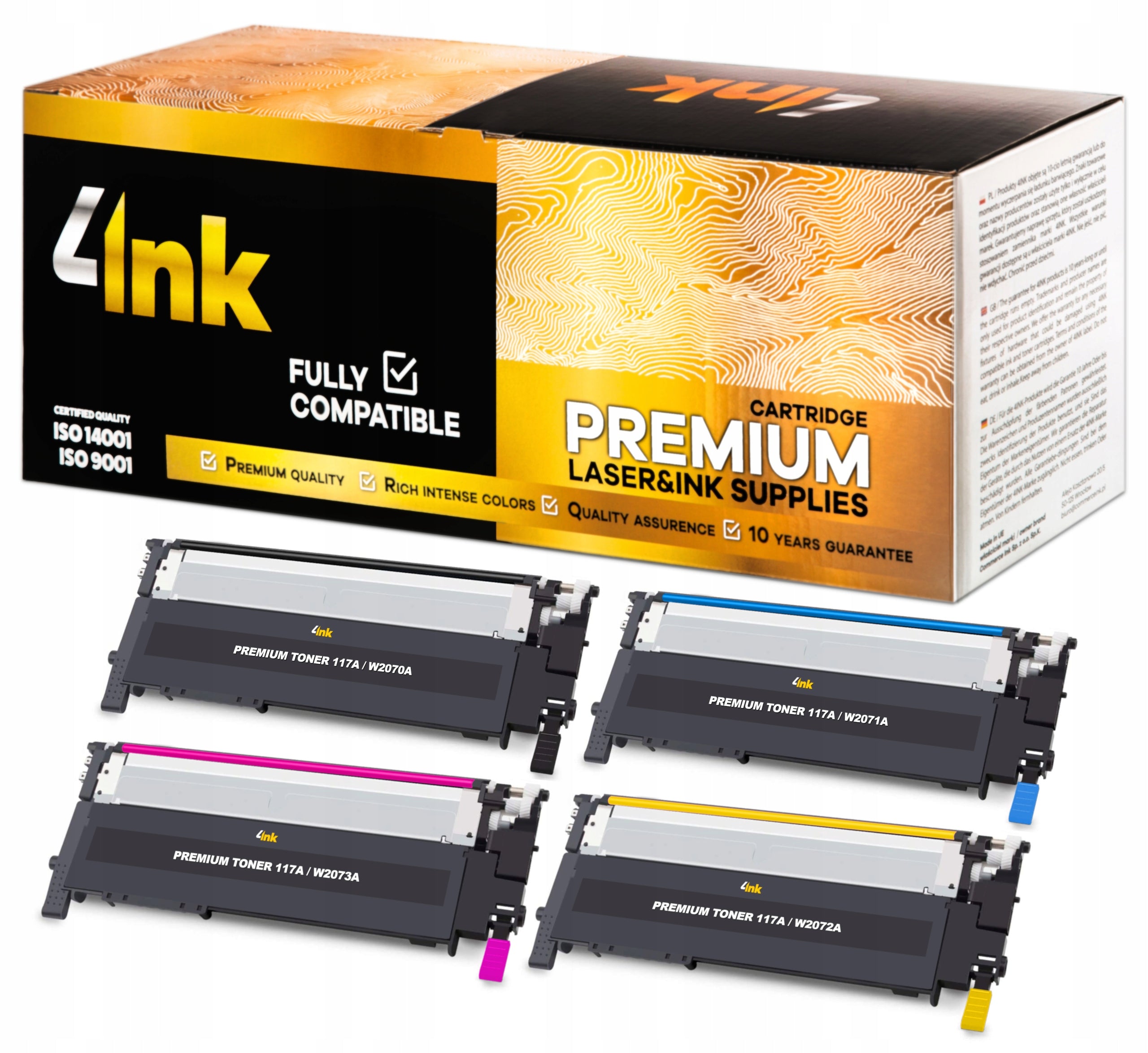 TONER 117A XL FOR HP COLOR LASER 150a 150nw 178nw 179fnw PRINTER WITH CHIP