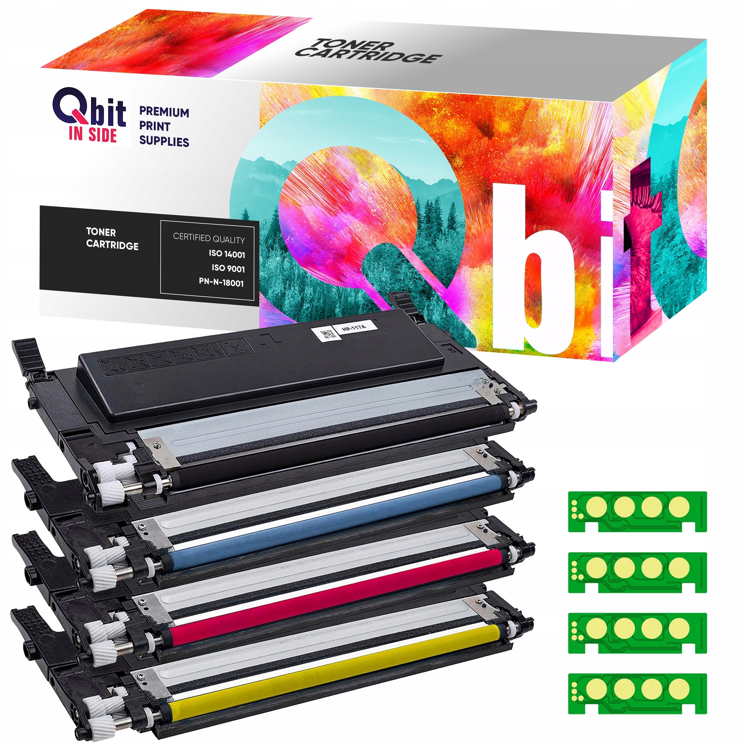 TONER 117a FOR HP COLOR LASER 150nw 178nw 150a 179fnw PRINTER WITH CHIP