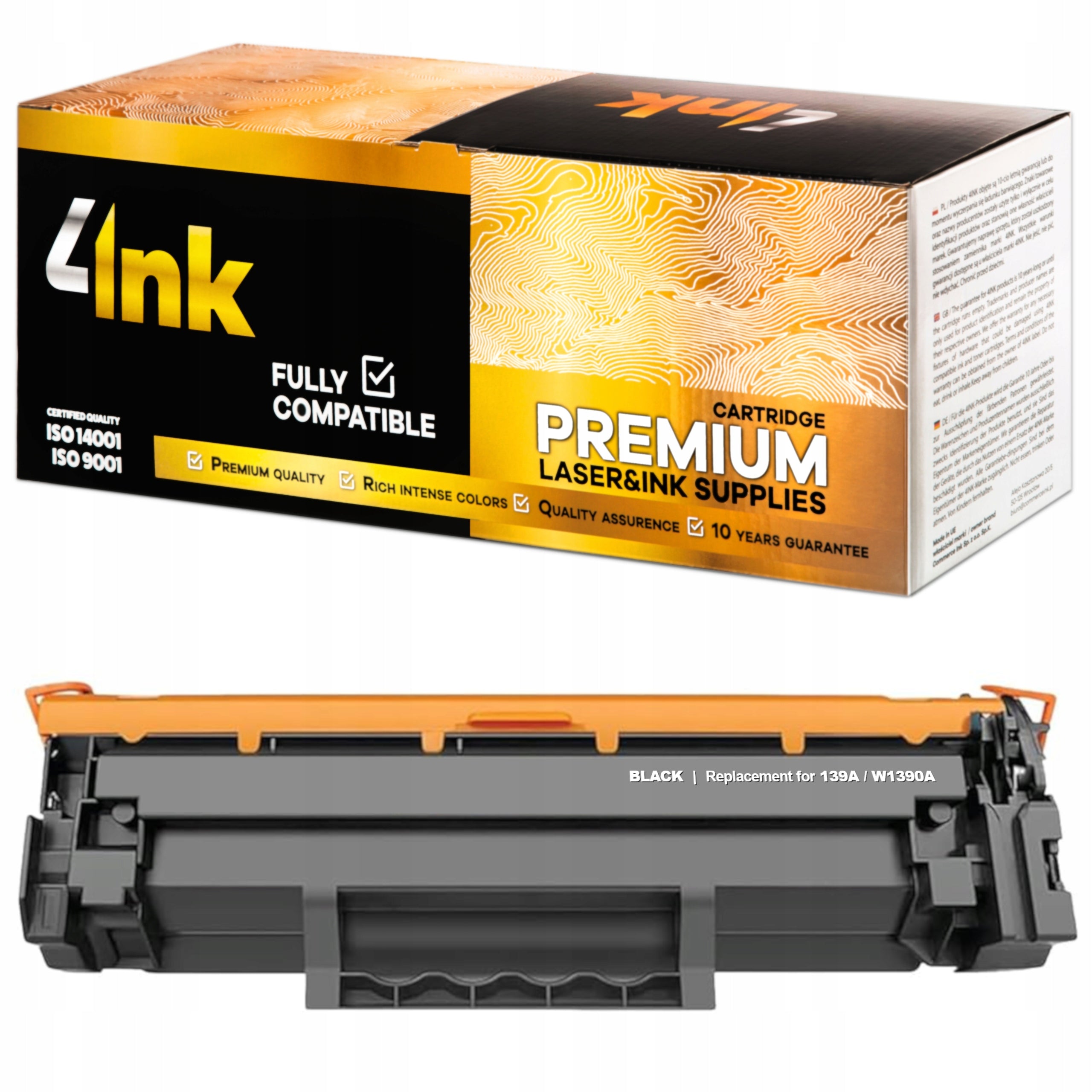 TONER 139A XL FOR HP LASERJET 3002dn 3002dw MFP 3102fdn 3102fdw WITH CHIP