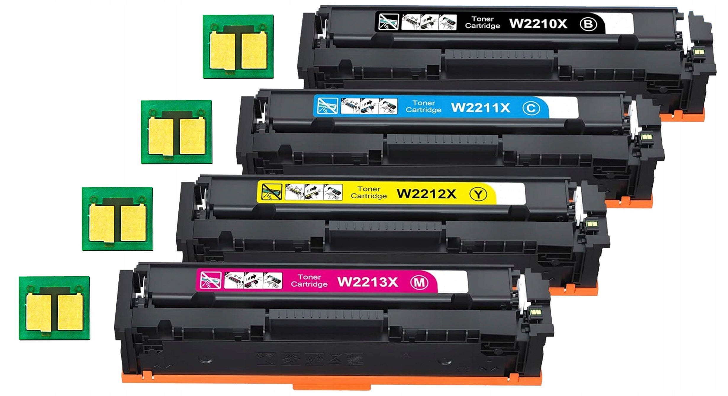 TONER 207X FOR HP LASERJET PRO MFP M283fdw M255dw M255nw M282nw M283fdn CHIP Packaging status original
