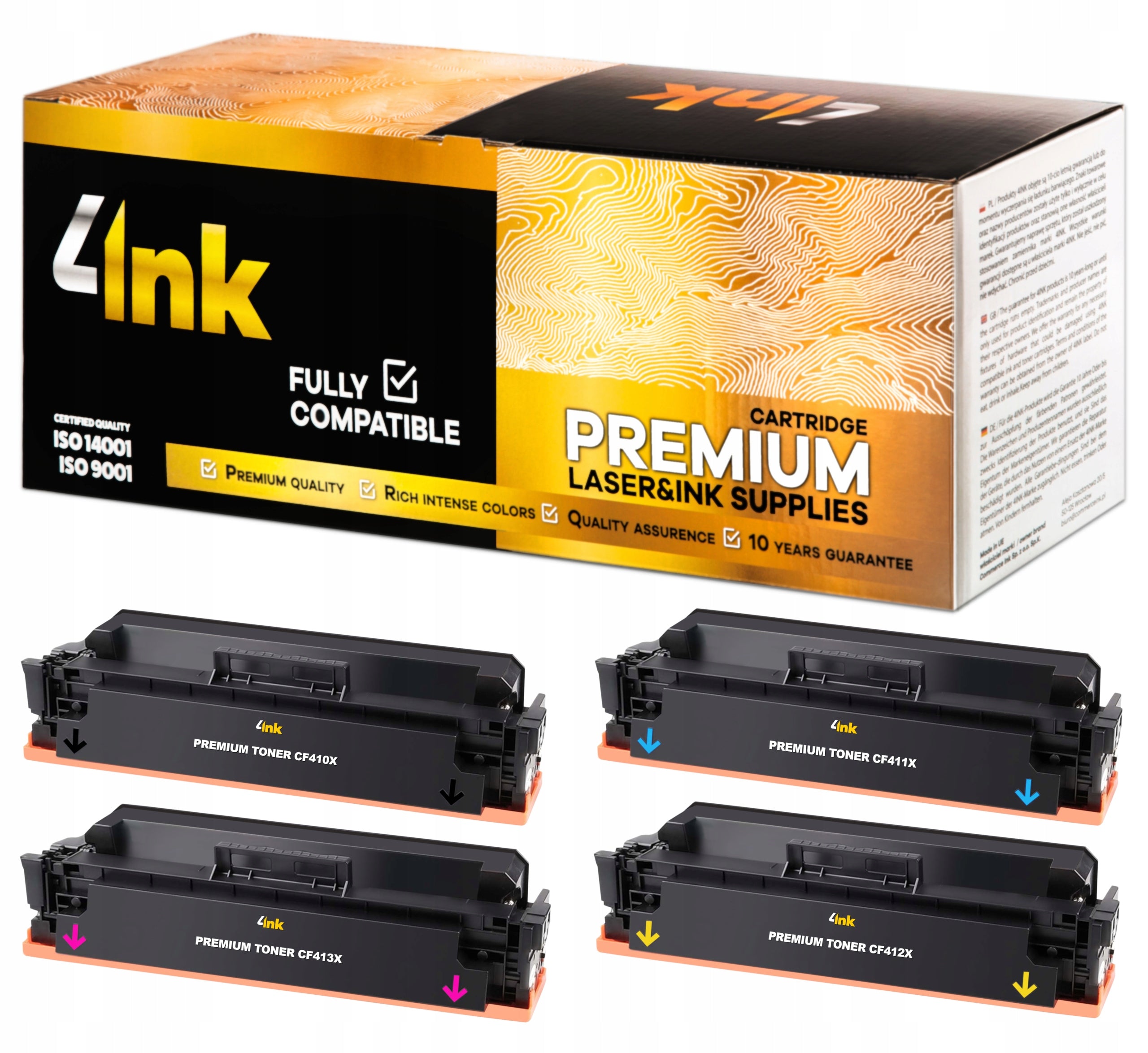 TONER 410X FOR HP COLOR LASERJET M452dn M452dw M477fdn M477fdw PRINTER