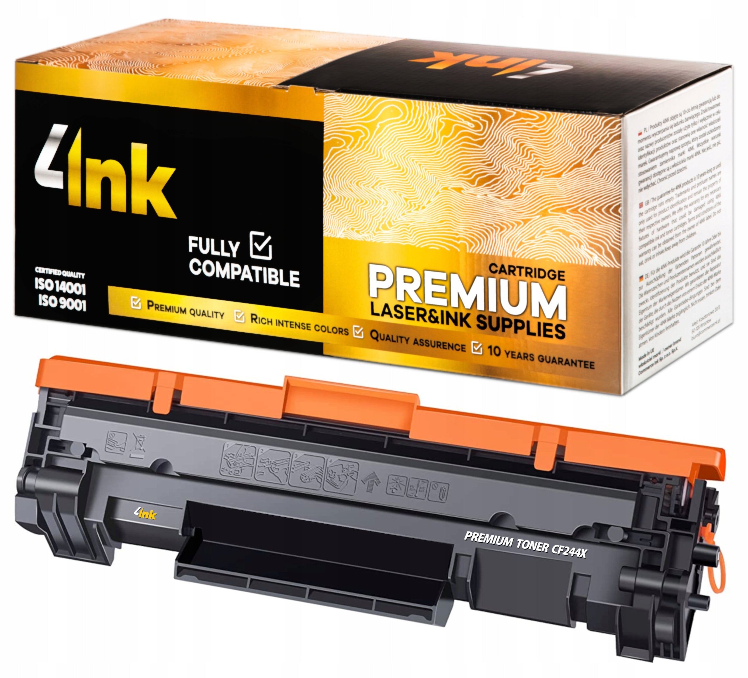 TONER 44X CF244X XL FOR HP LASERJET M15a M15w M17 M28A M28W M31w PRINTER