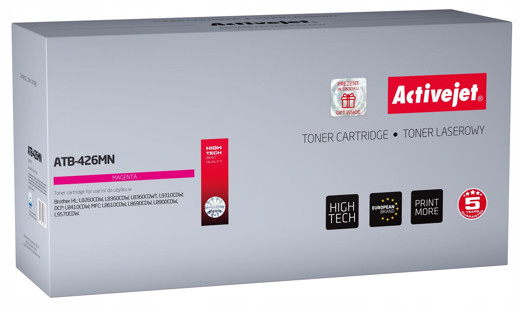 TONER ACTIVEJET BROTHER ATB-426MN TN-426M for HL-L8360CDW MFC-L8900CDW 6500 pages