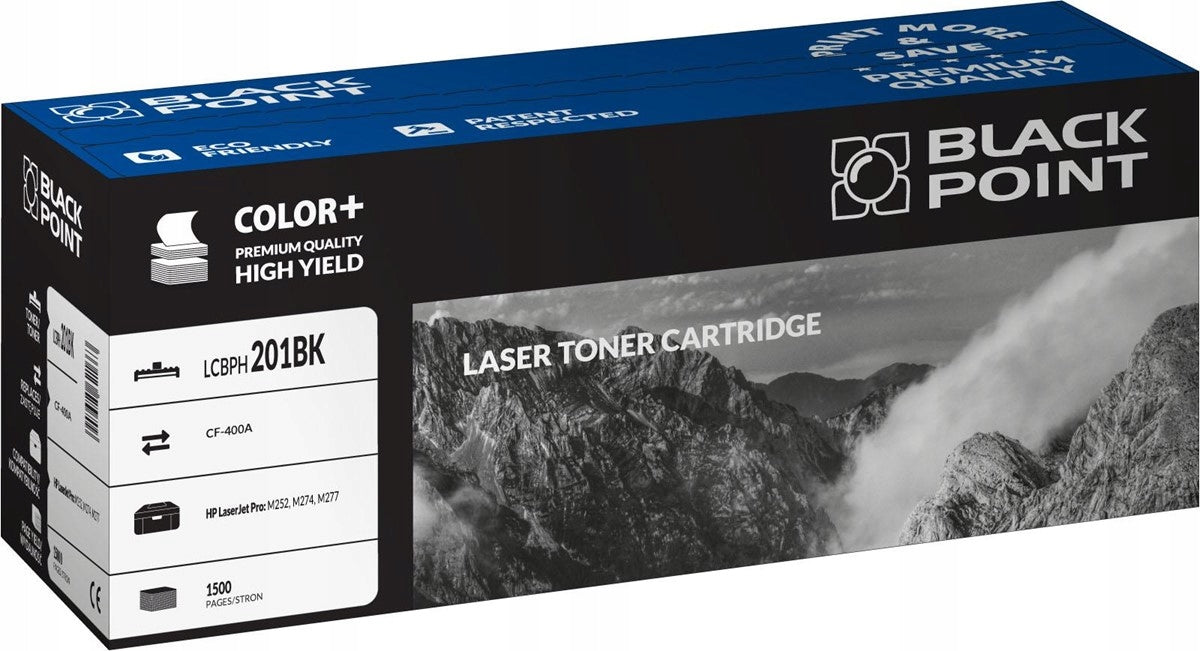 Druckerpatrone Black Point LCBPH201BK | Schwarz | 1.500 Seiten | HP CF400A 
