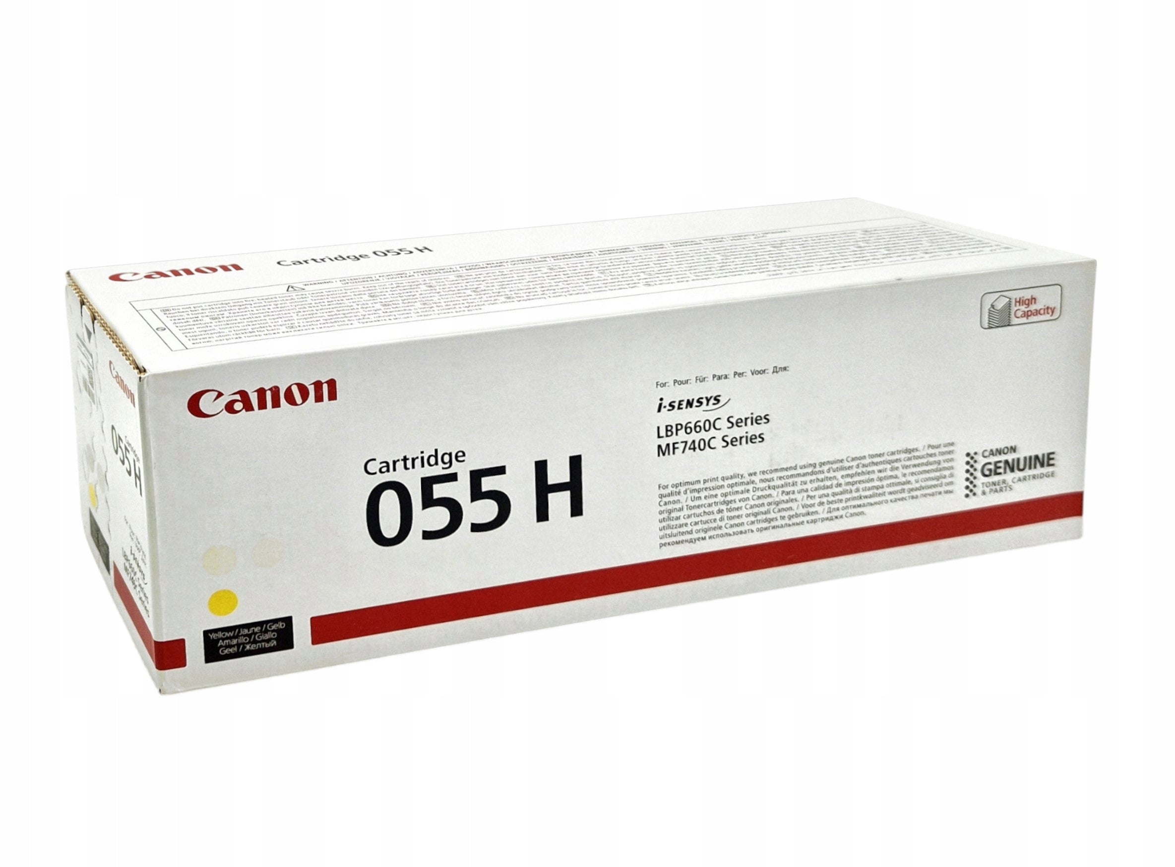 TONER CANON 055H 3017C002 YELLOW i-SENSYS MF746Cx LBP663Cdw