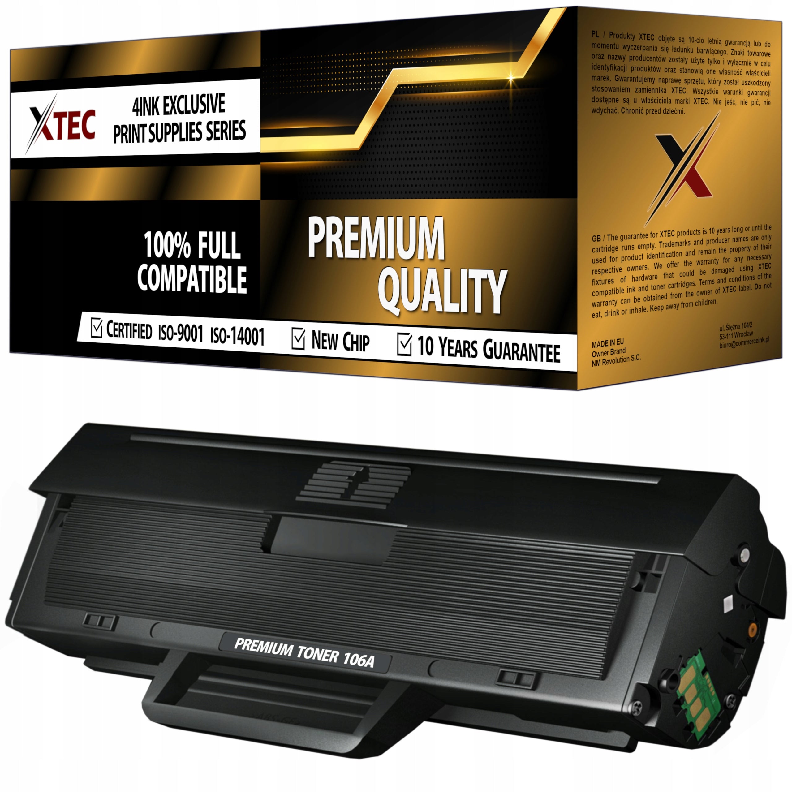 TONER CARTRIDGE 106A XL FOR HP LASER PRINTER 107a 107w MFP 135a 135w 137fnw WITH CHIP