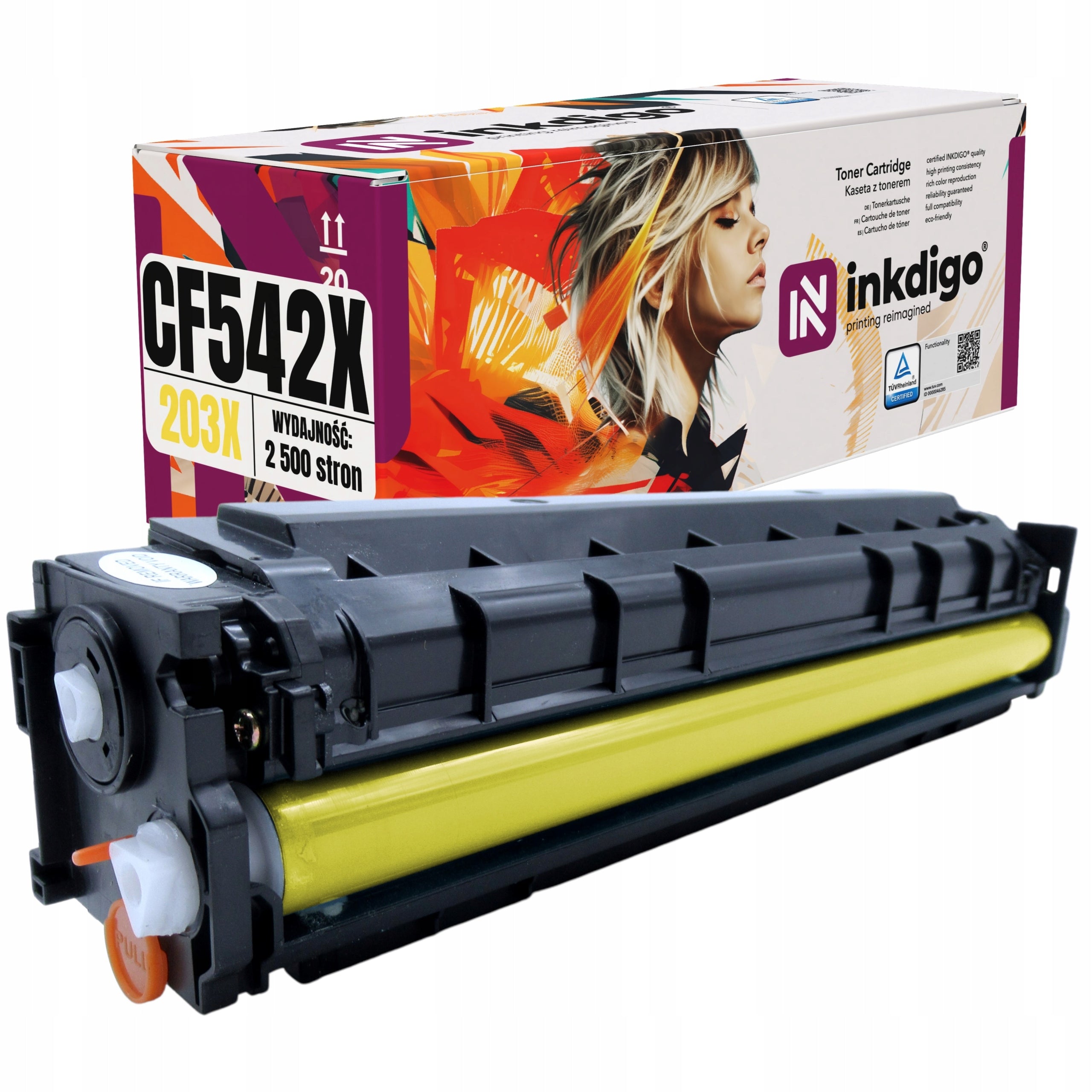 TONER CARTRIDGE FOR HP COLOR LASERJET PRO MFP M281FDW CF542X