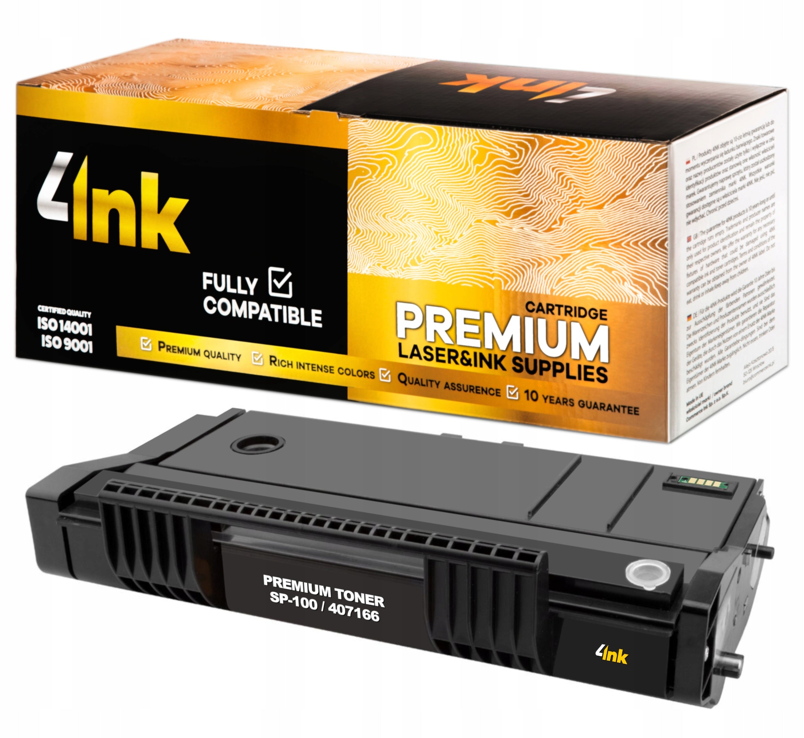 TONER CARTRIDGE FOR PRINTER / RICOH / SP100 / SP112 / 407166