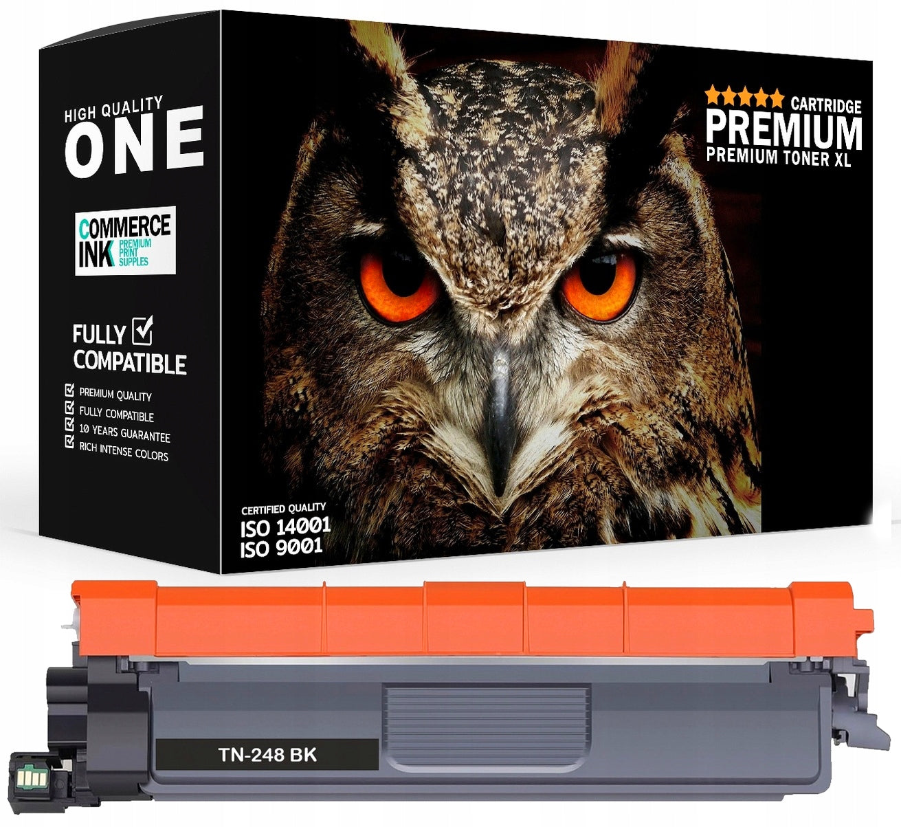 TONER CARTRIDGE FOR TN248BK DCP-L3520CDW DCP-L3560CDW HL-L3220CW HL-L8230CDW XL BLACK