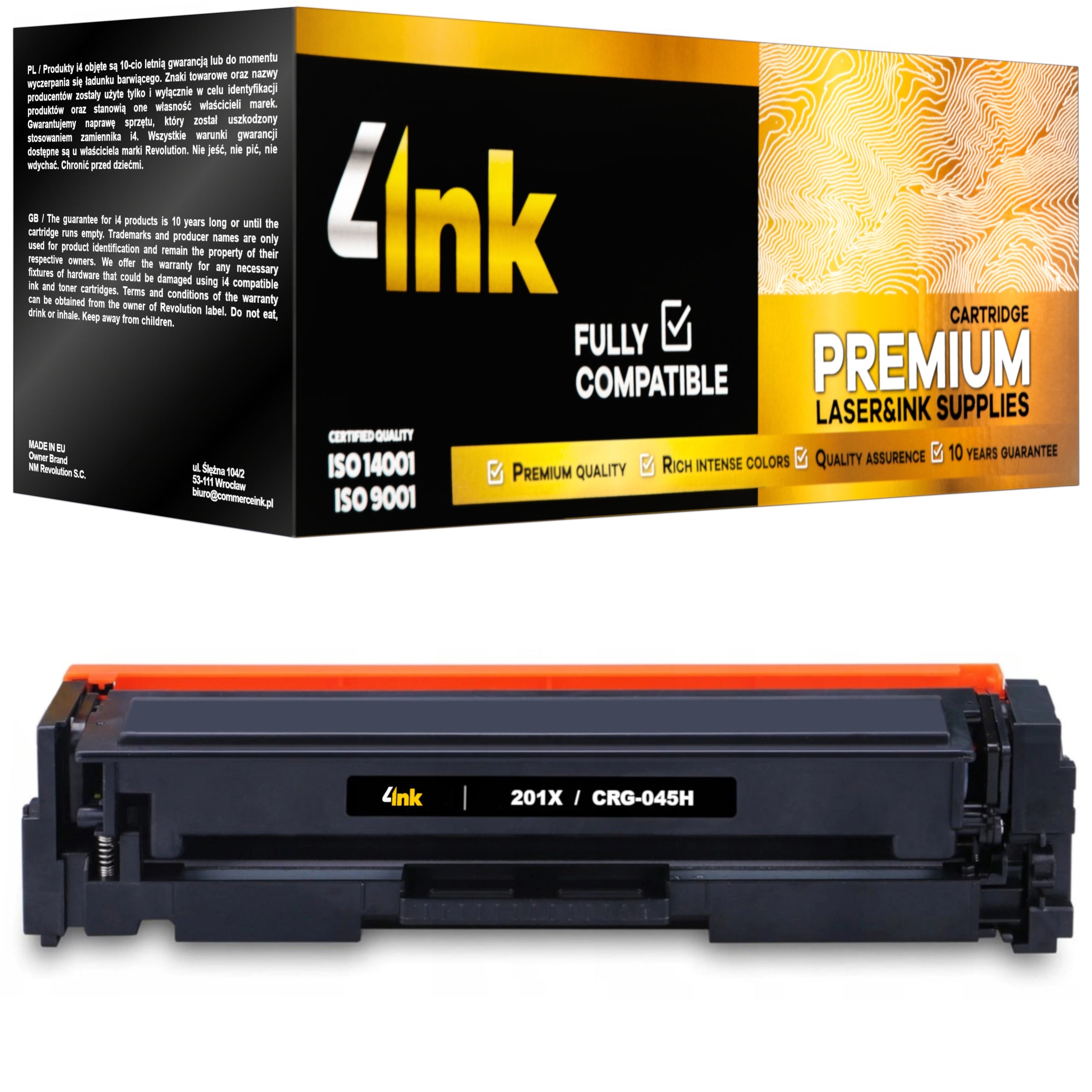 TONER CF400X XL FOR HP COLOR LASERJET M252dw M274n M277dw M277dn PRINTER