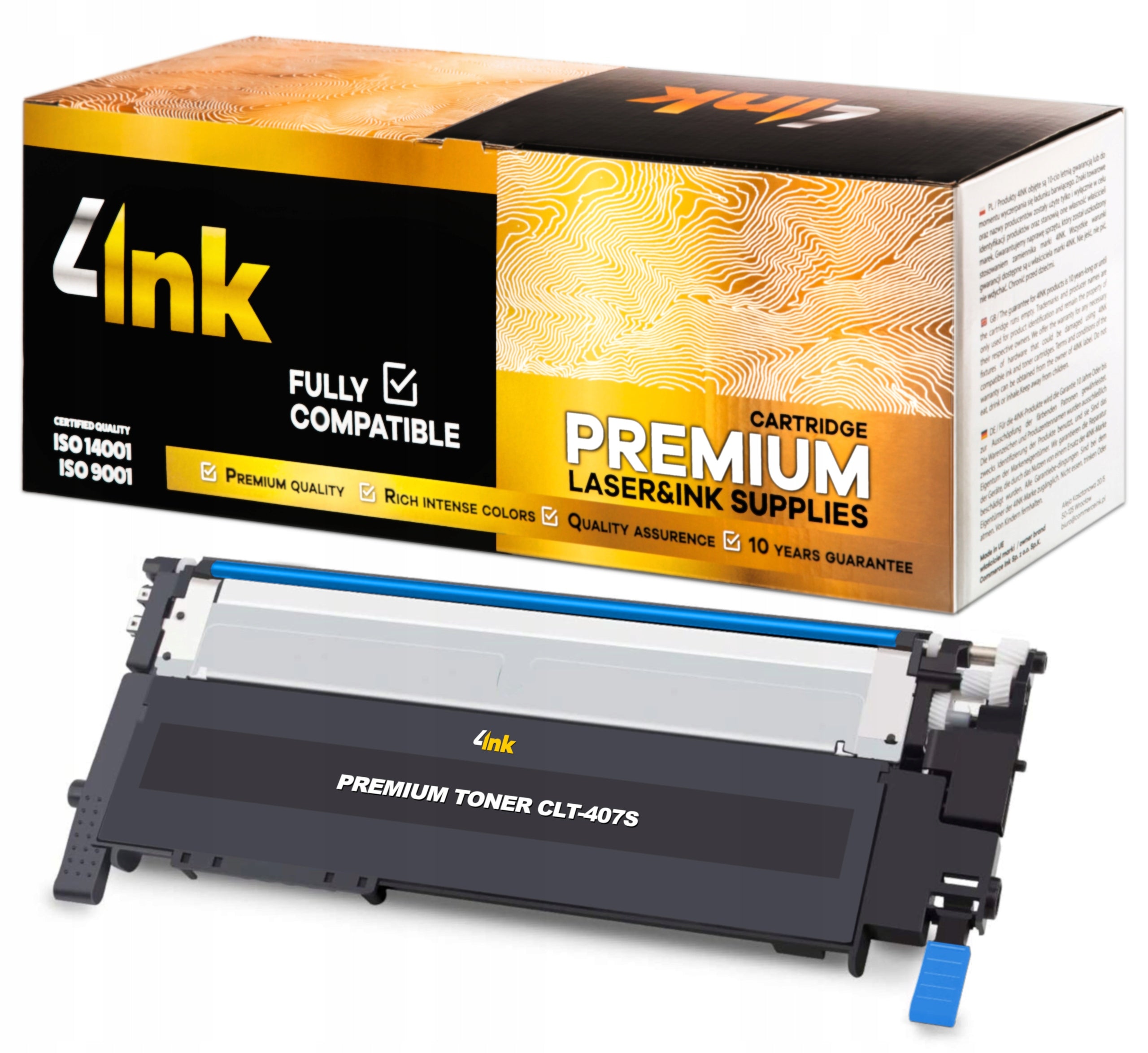 TONER CLT-K4072S XL FOR SAMSUNG CLP-320 CLP-325 CLX-3180 CLX-3185 PRINTER Manufacturer 4INK