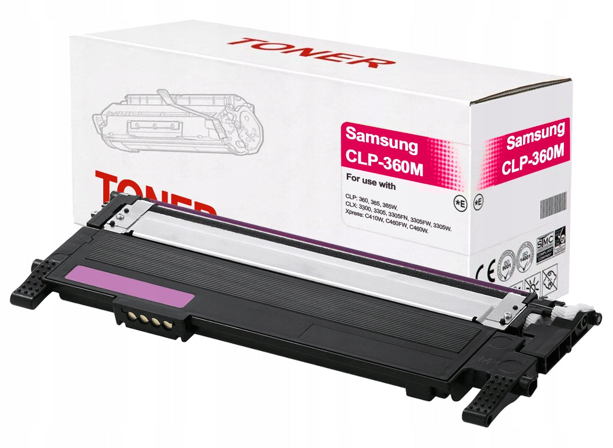 TONER CLT-M406S FOR SAMSUNG CLP-360 CLP-365W CLX-3305FN C460FW C460W MAGENTA Packaging status original