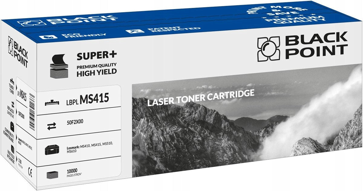 Toner Black Point LBPLMS415 | schwarz | 10.000 Seiten | Lexmark 50F2X00 
