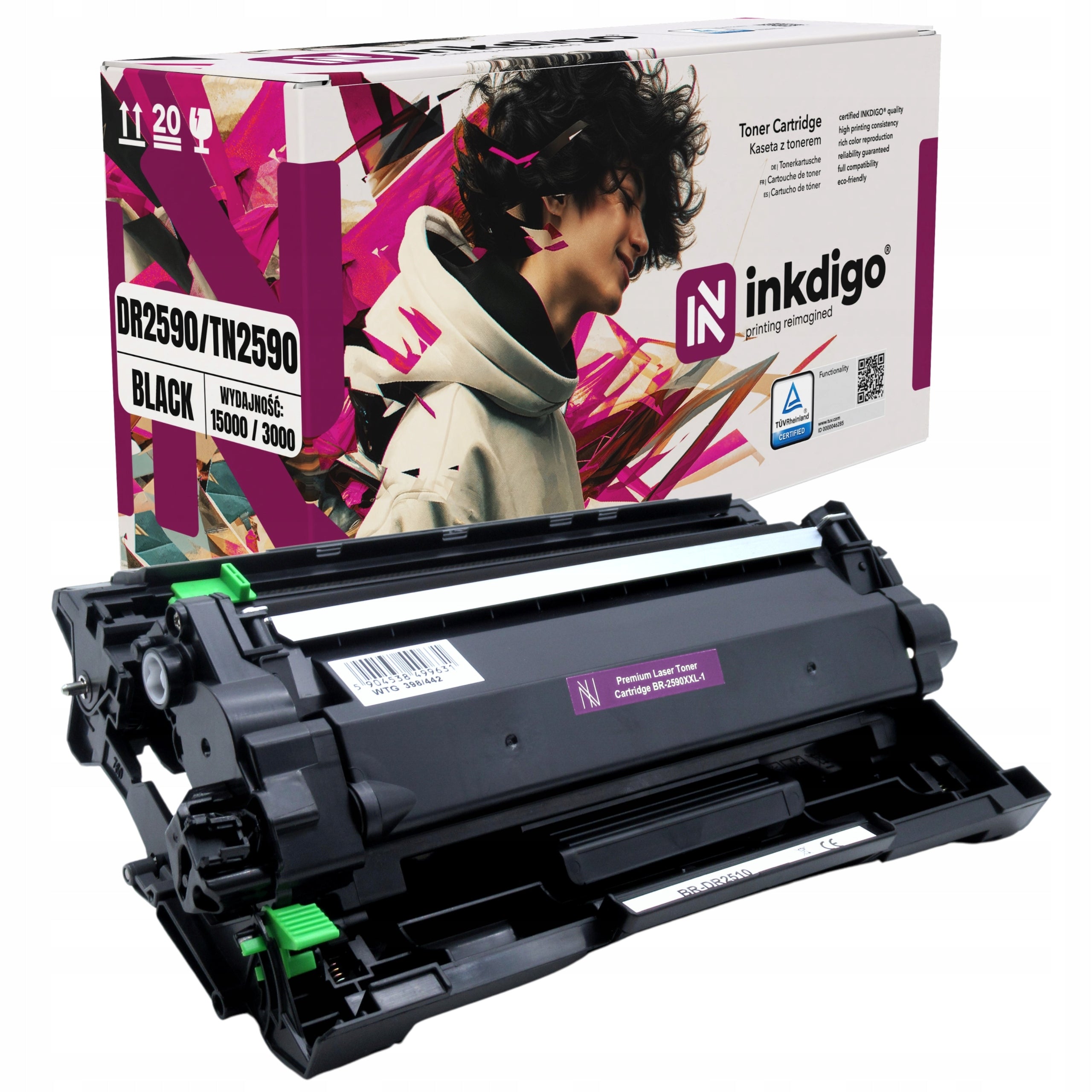 TONER + DRUM SET FOR BROTHER HL L2442DW DCP-L2622DW DCP L2622DW