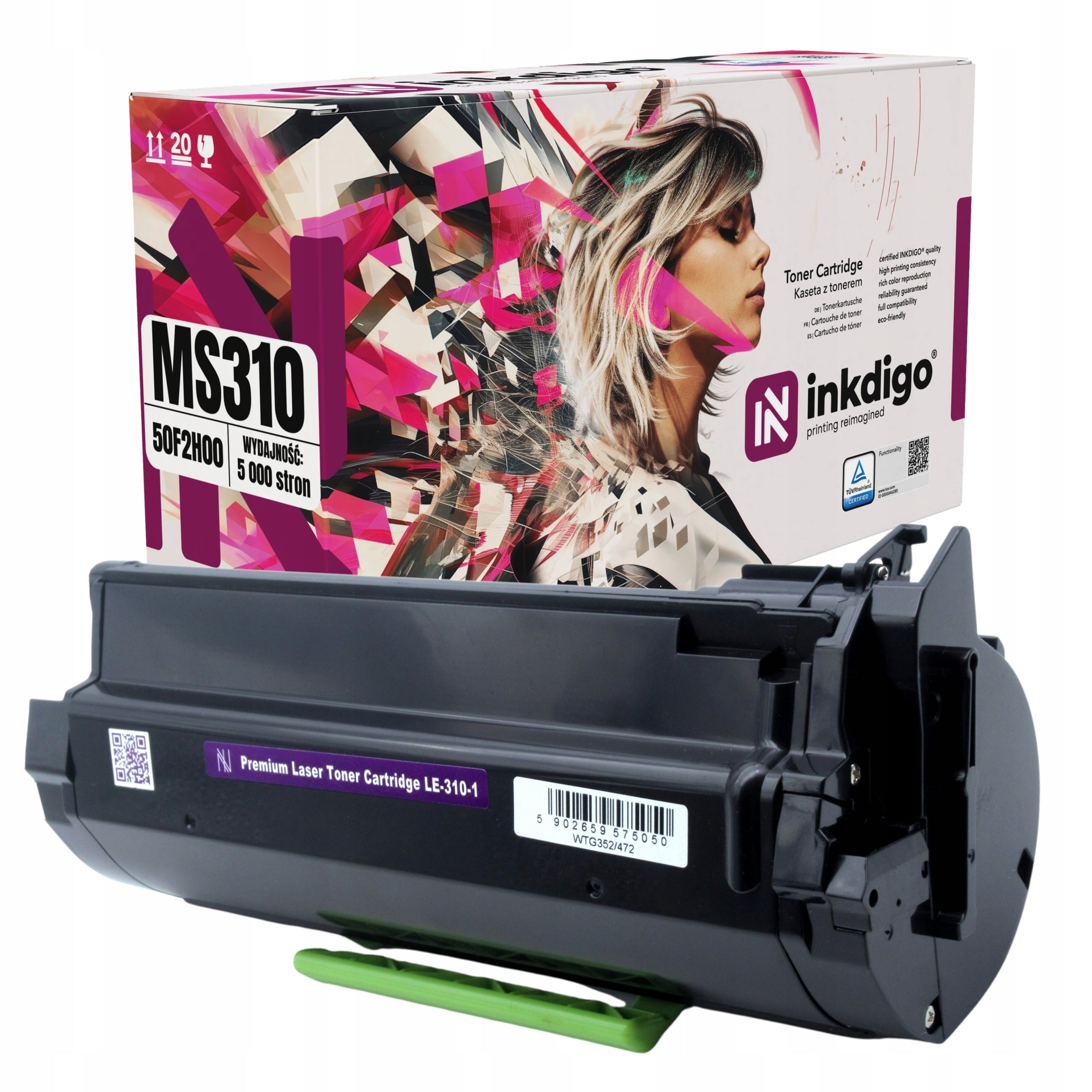 TONER FOR LEXMARK MS310 MS410dn MS510dn MS610dn 5K