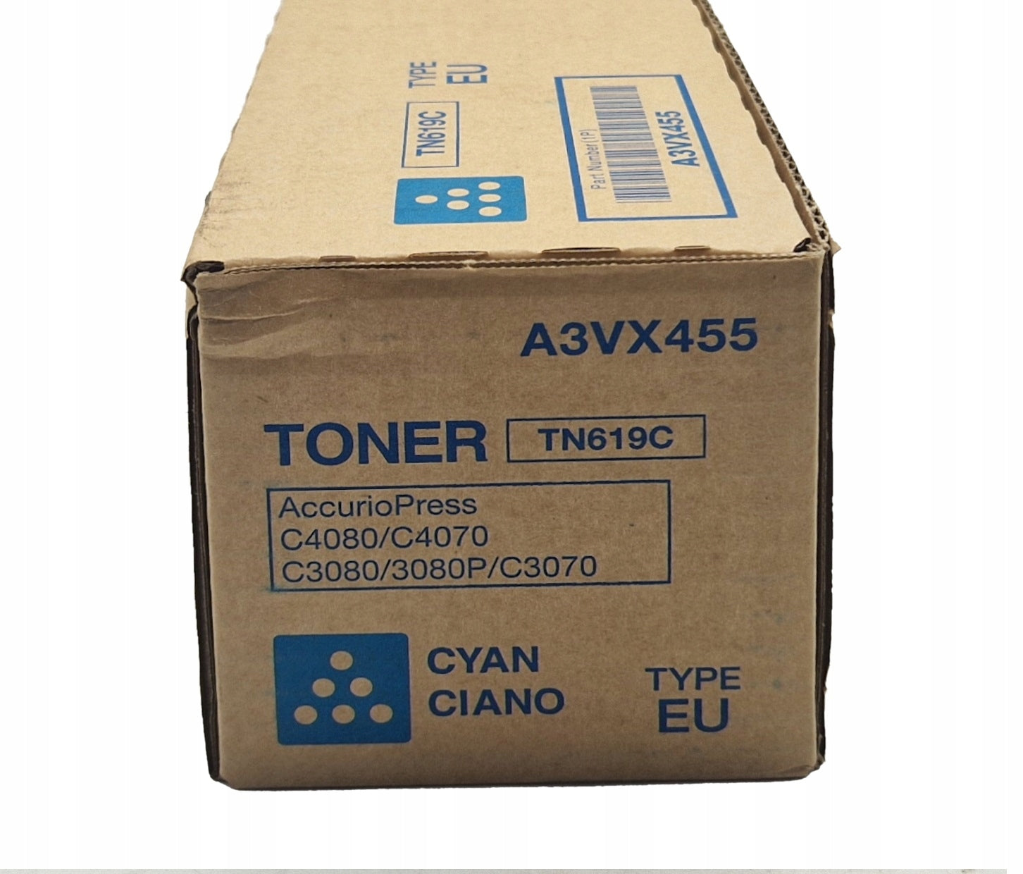 TONER KONICA MINOLTA TN619C CYAN BLUE C3070 C3080 C4070 C4080 Packaging status original