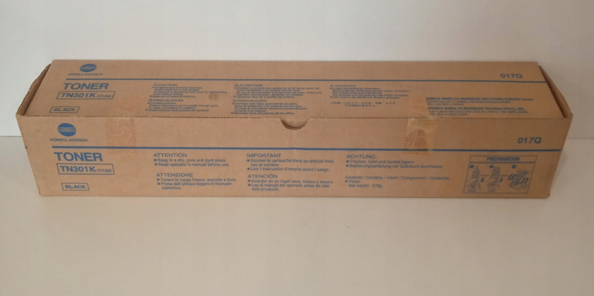 TONER KONICA TN301K BLACK (017Q) ORIGINAL