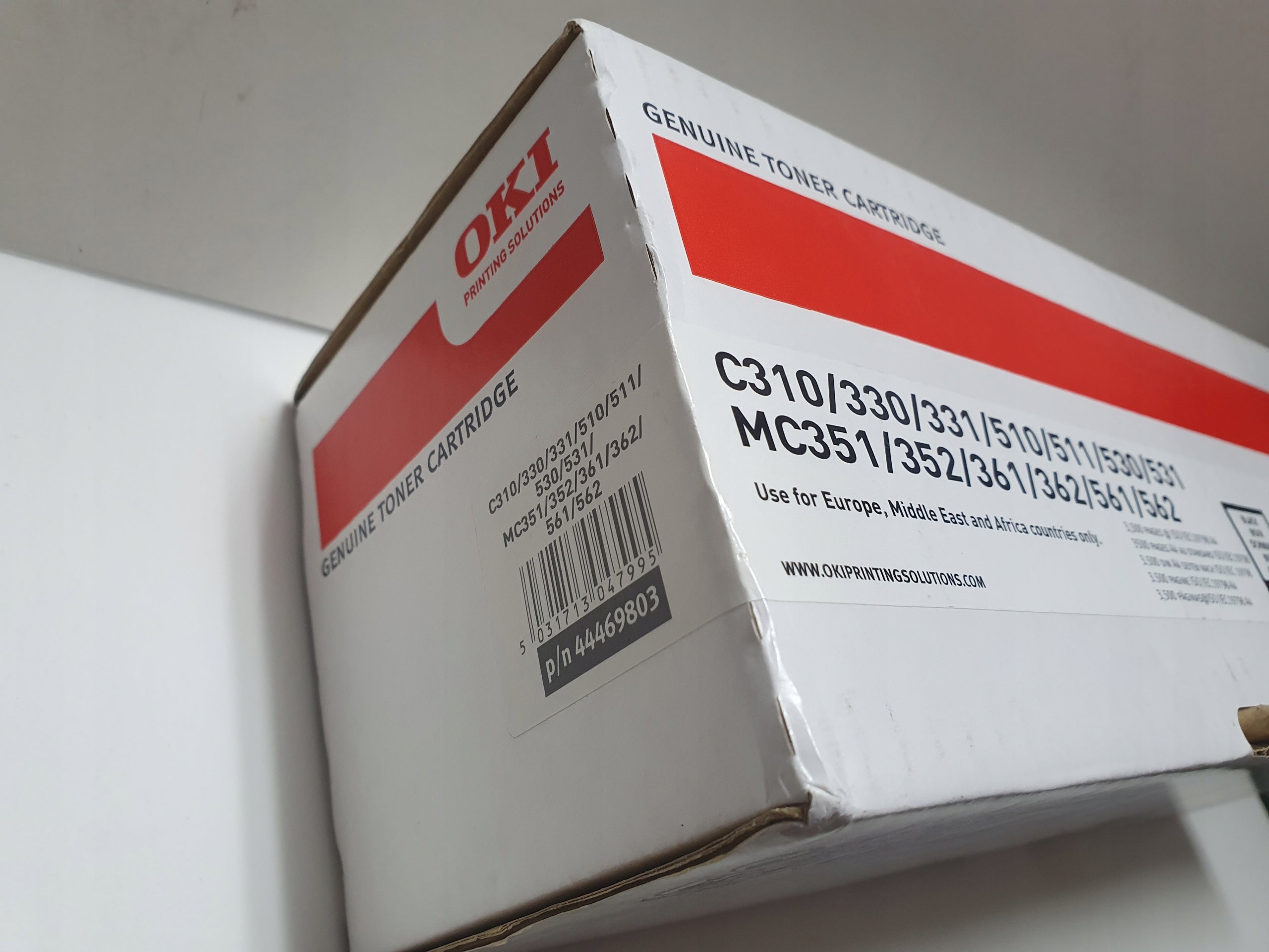 TONER OKI 44469803 BLACK C310 C330 C510 C530 MC351 3.5k. ORG FV Manufacturer code 44469803