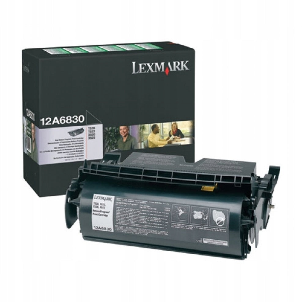 TONER ORIGINAL LEXMARK 12A6830 BLACK OEM Manufacturer Lexmark