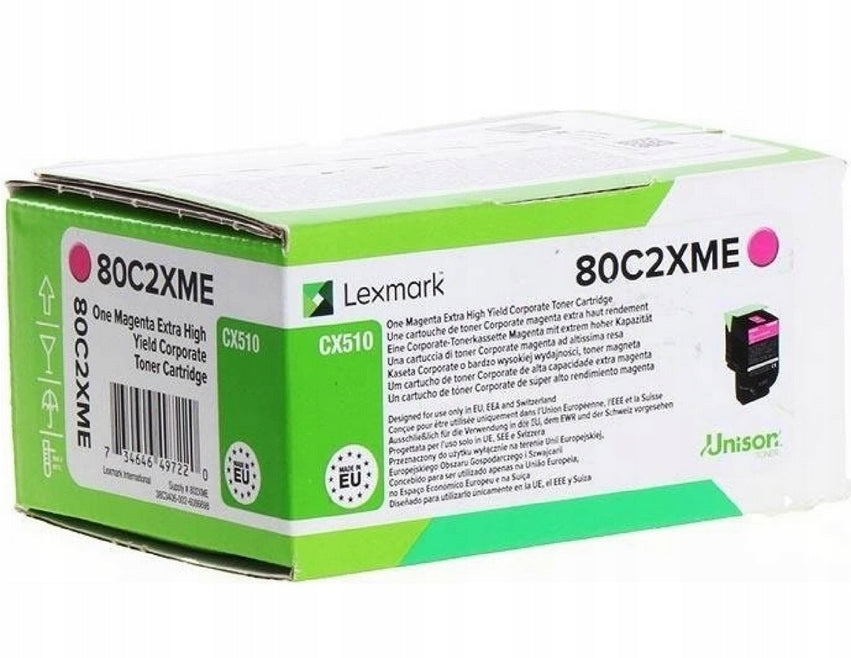 TONER ORIGINAL LEXMARK 80C2XME RED